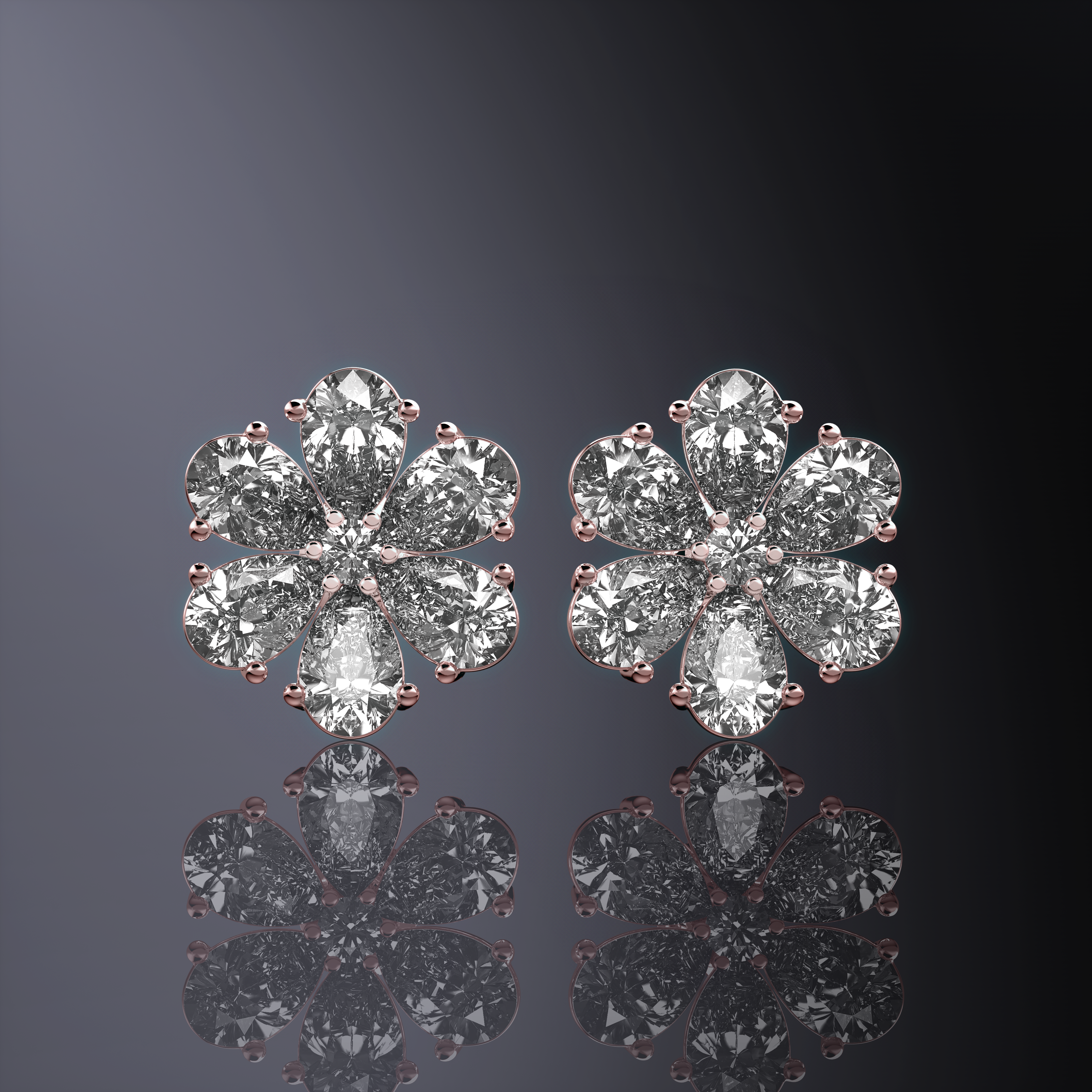 Boucles d'oreilles Marguerite