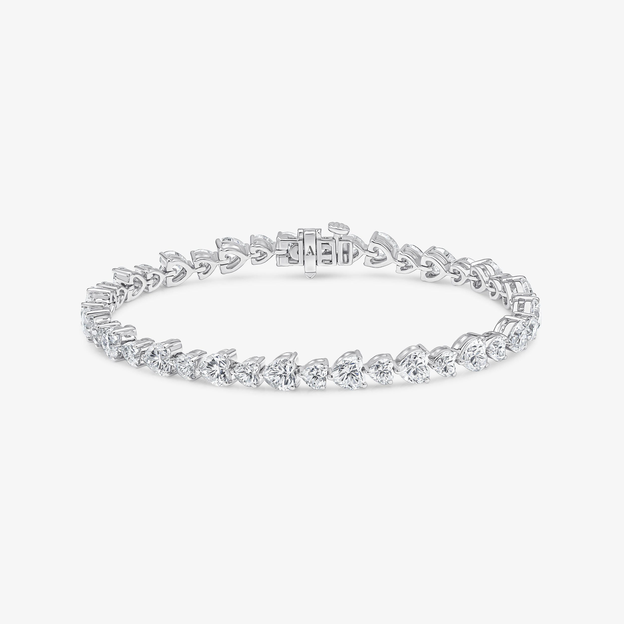 Heart Tennis Bracelet