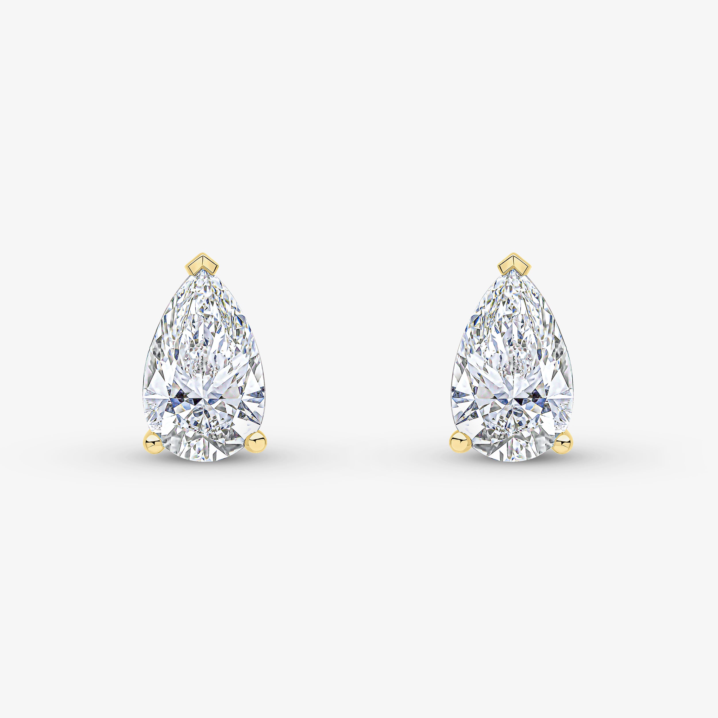 Clous d'oreilles poire