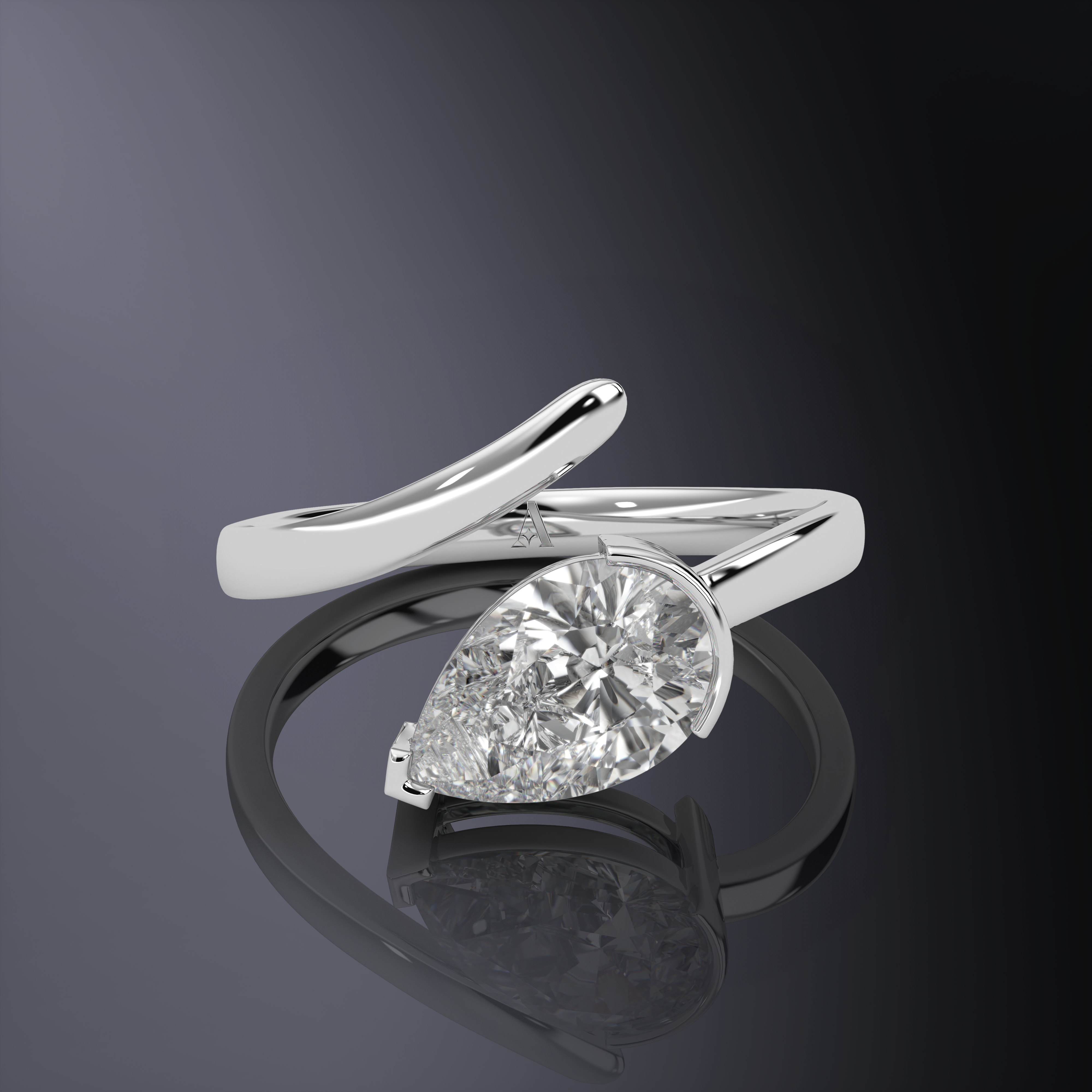 Bague Diamant Taille Poire