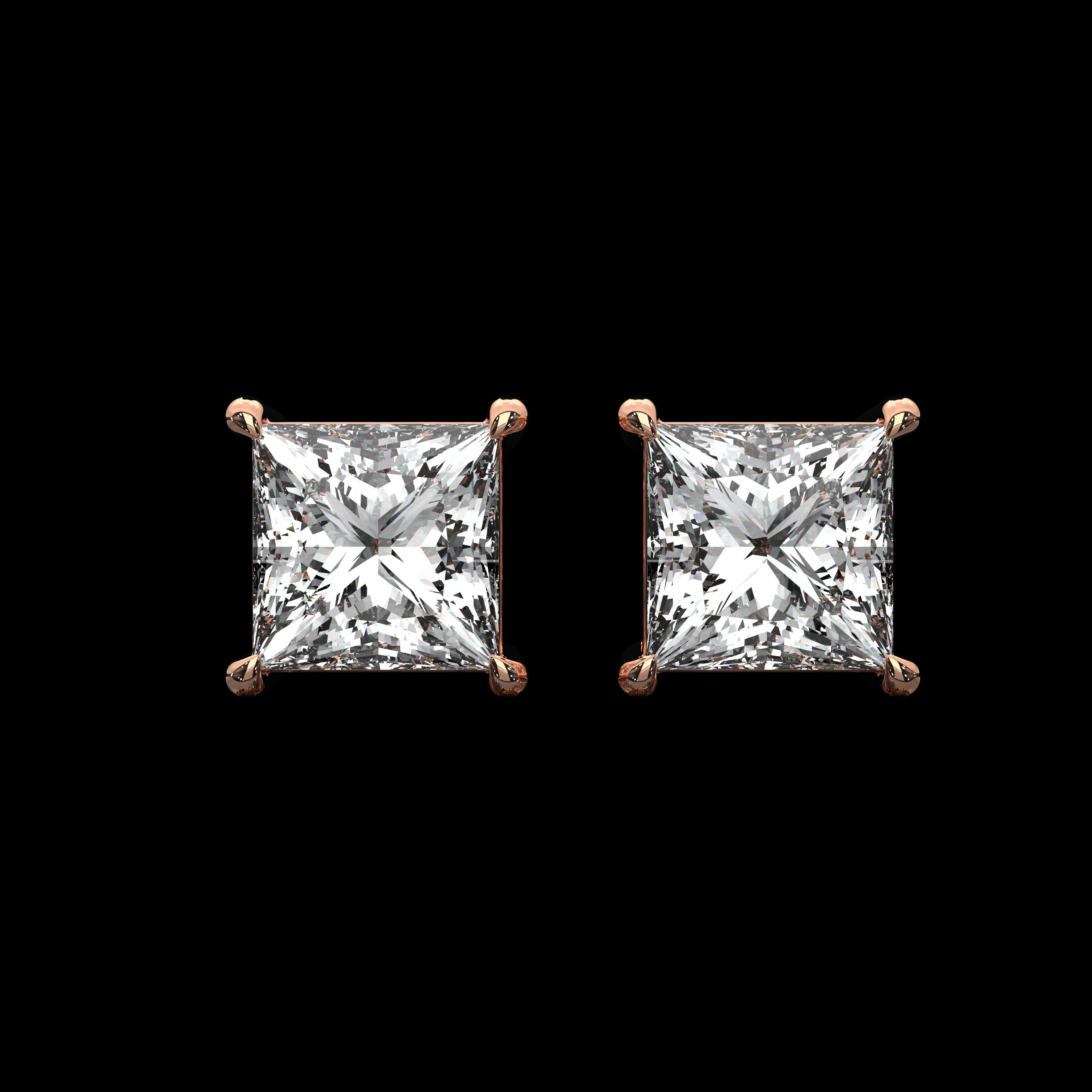 Clous d'oreilles taille princesse