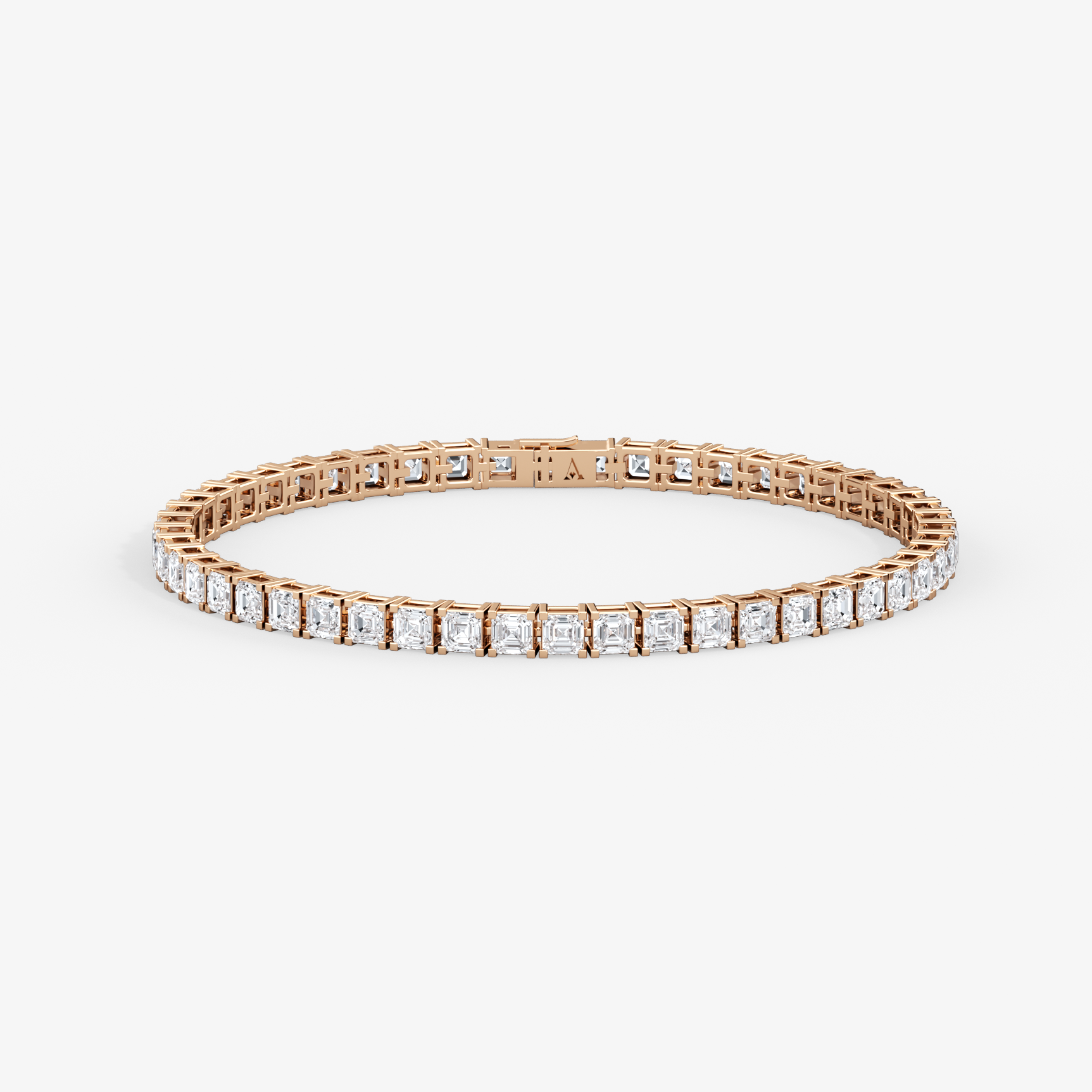 Asscher Cut Tennis Bracelet