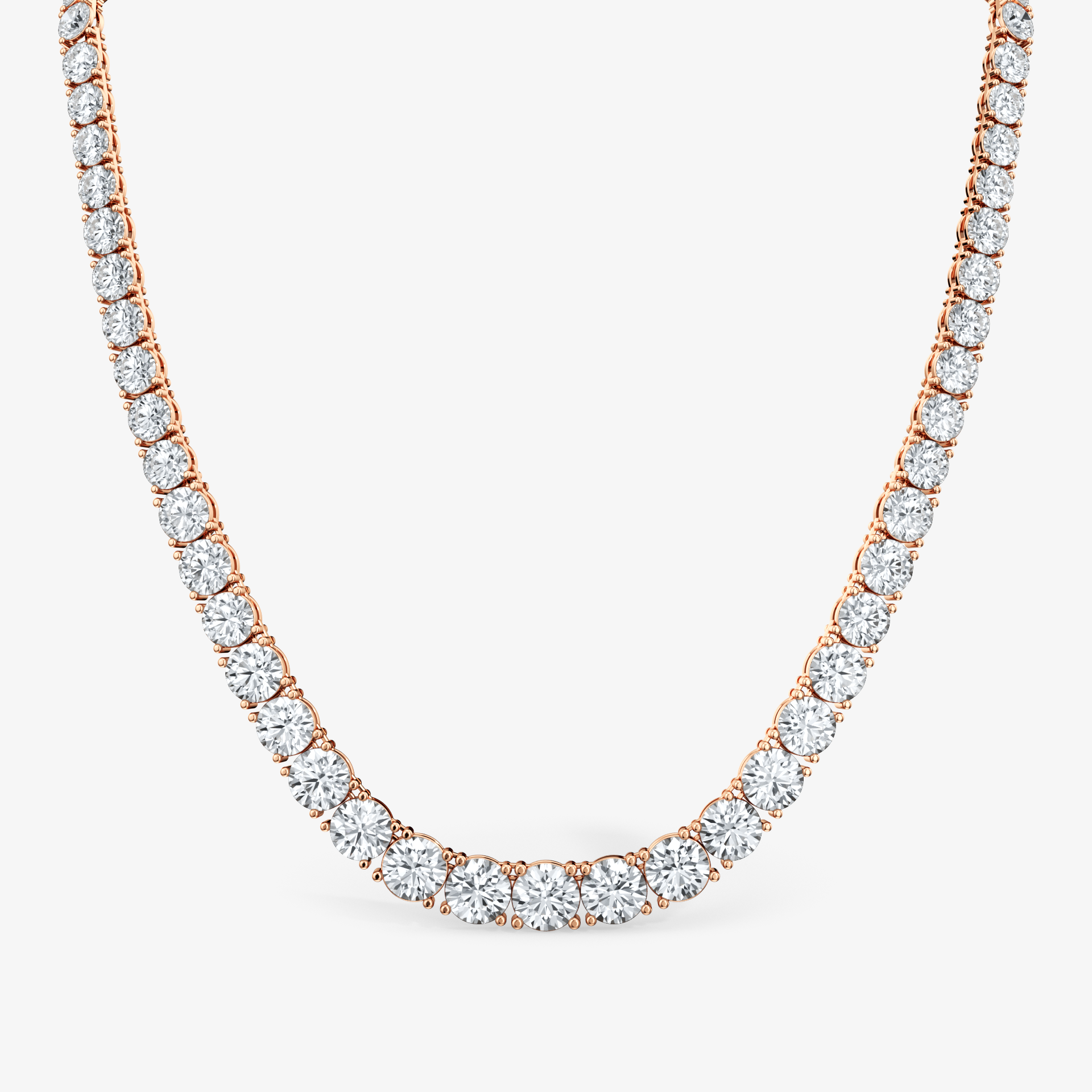 The Ultimate Tennis Necklace Rose Gold