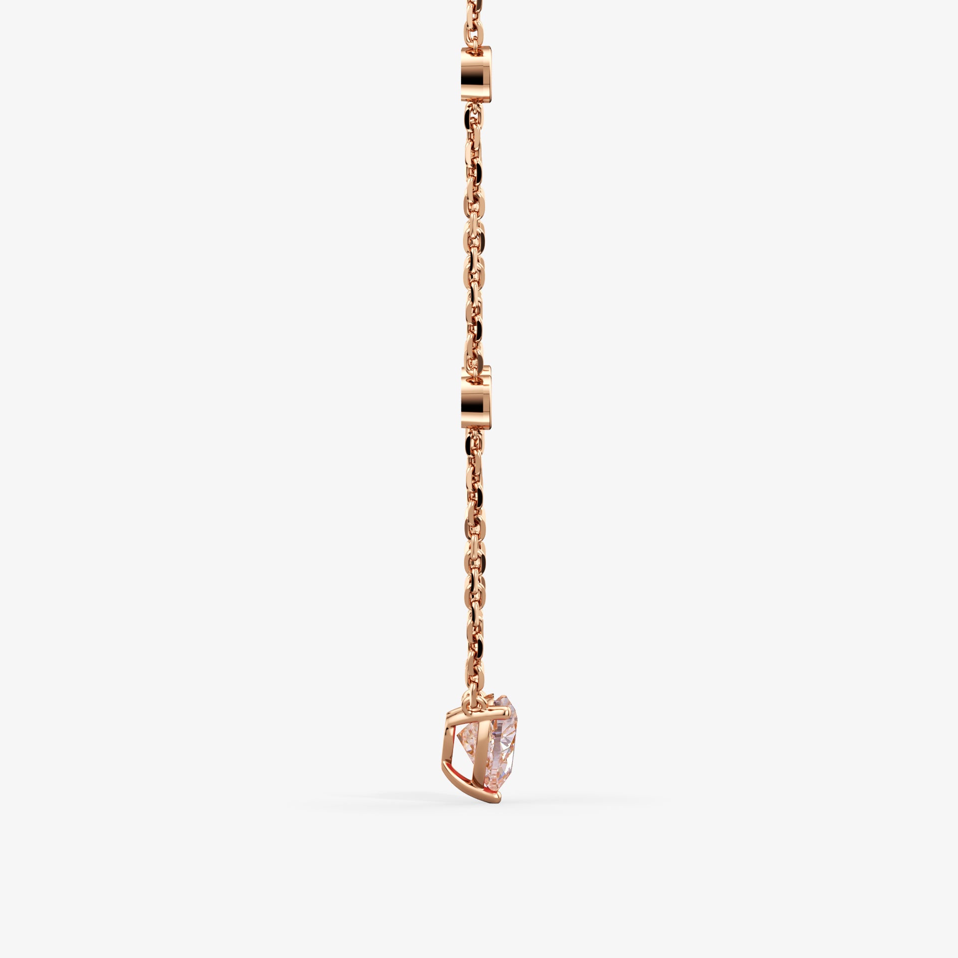 Pink Diamond Heart Pendant 4