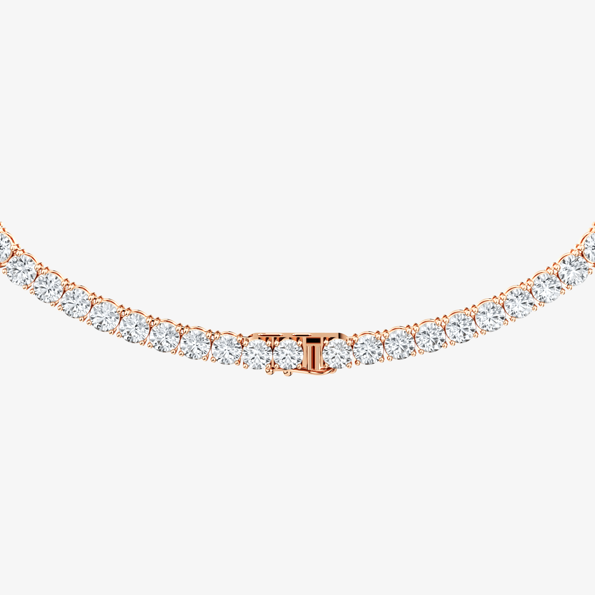 The Ultimate Tennis Necklace Rose Gold