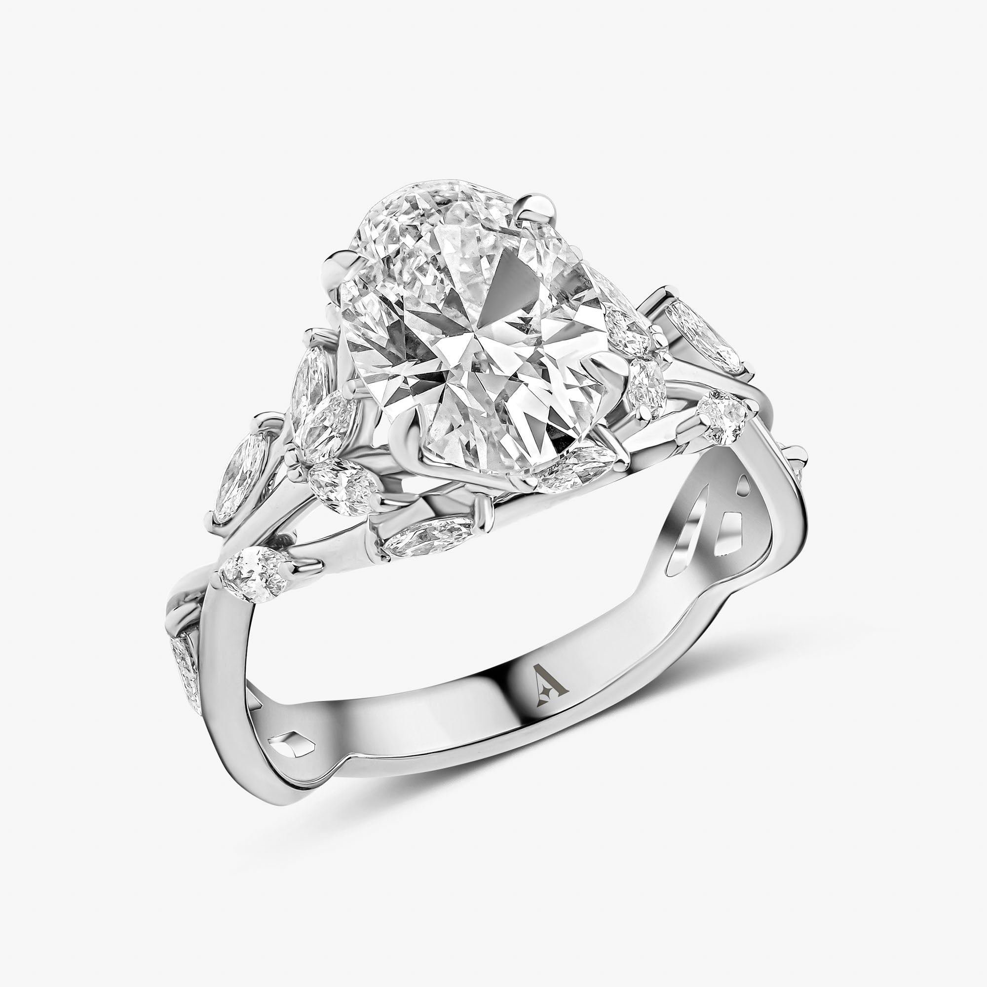 The Grand Oval & Marquise Multi Stone Ring