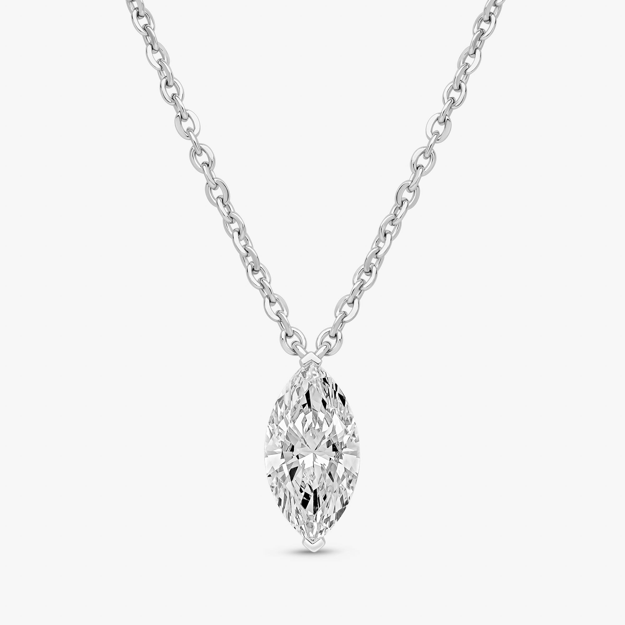 Marquise Cut North / South Pendant