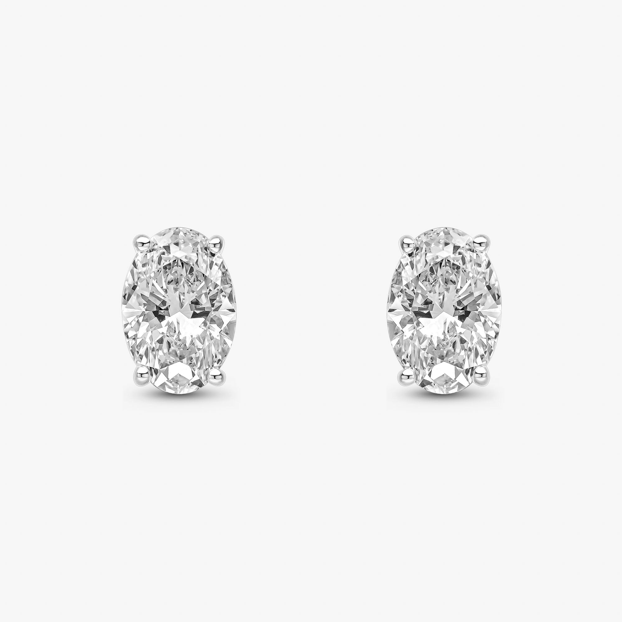 Oval Cut Studs