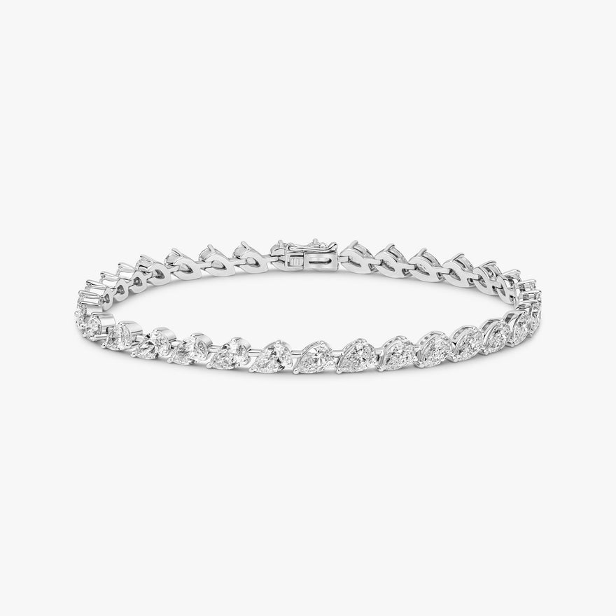 Pear Cut Tennis Bracelet