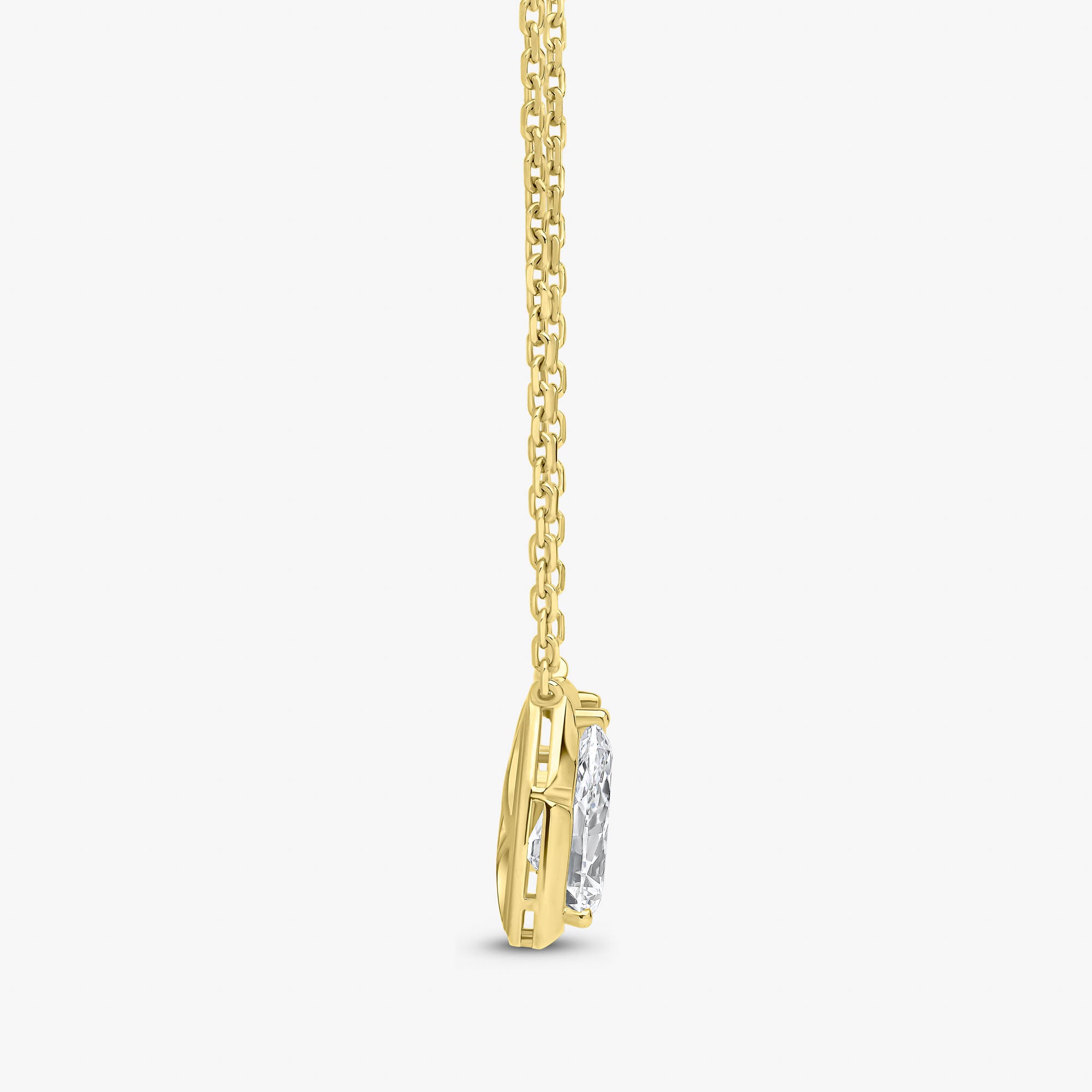 Madison Yellow & White Diamond Pendant
