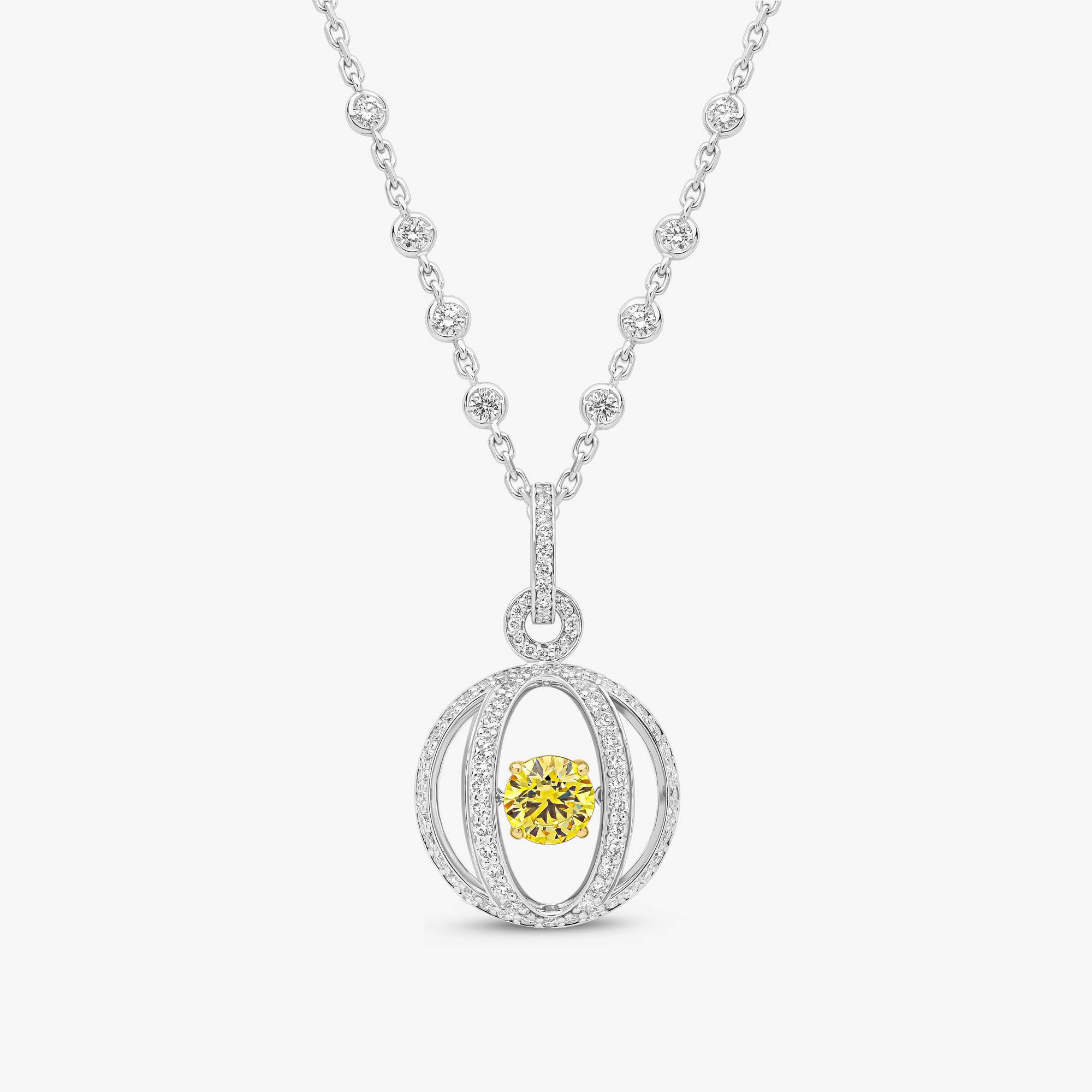 Tribeca Yellow Diamond Pendant