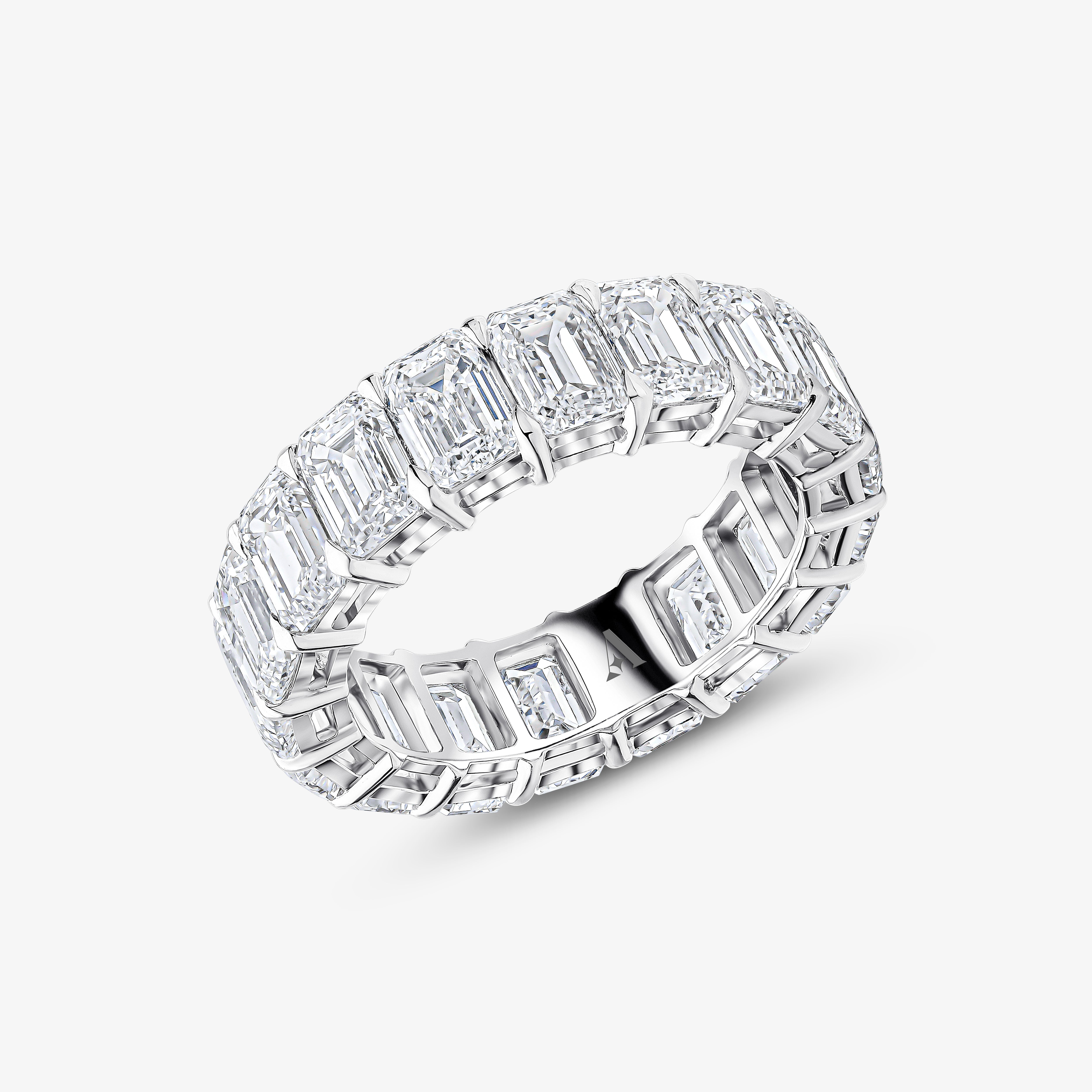 Emerald Cut Eternity Ring