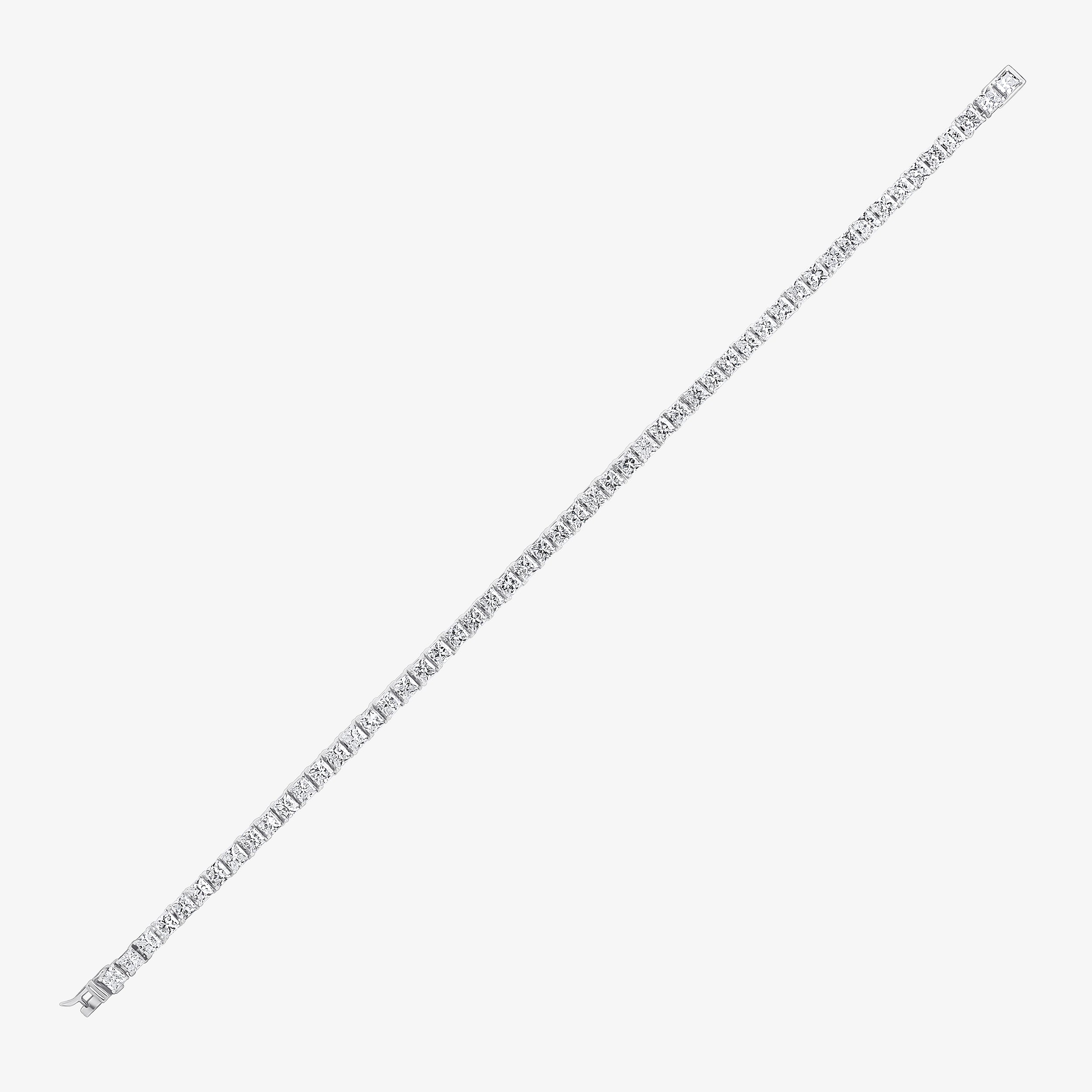 Asscher Cut Tennis Bracelet