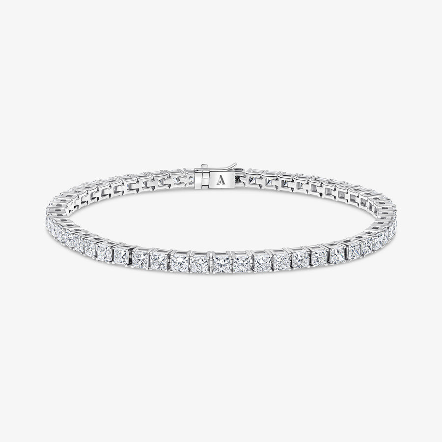 Asscher Cut Tennis Bracelet