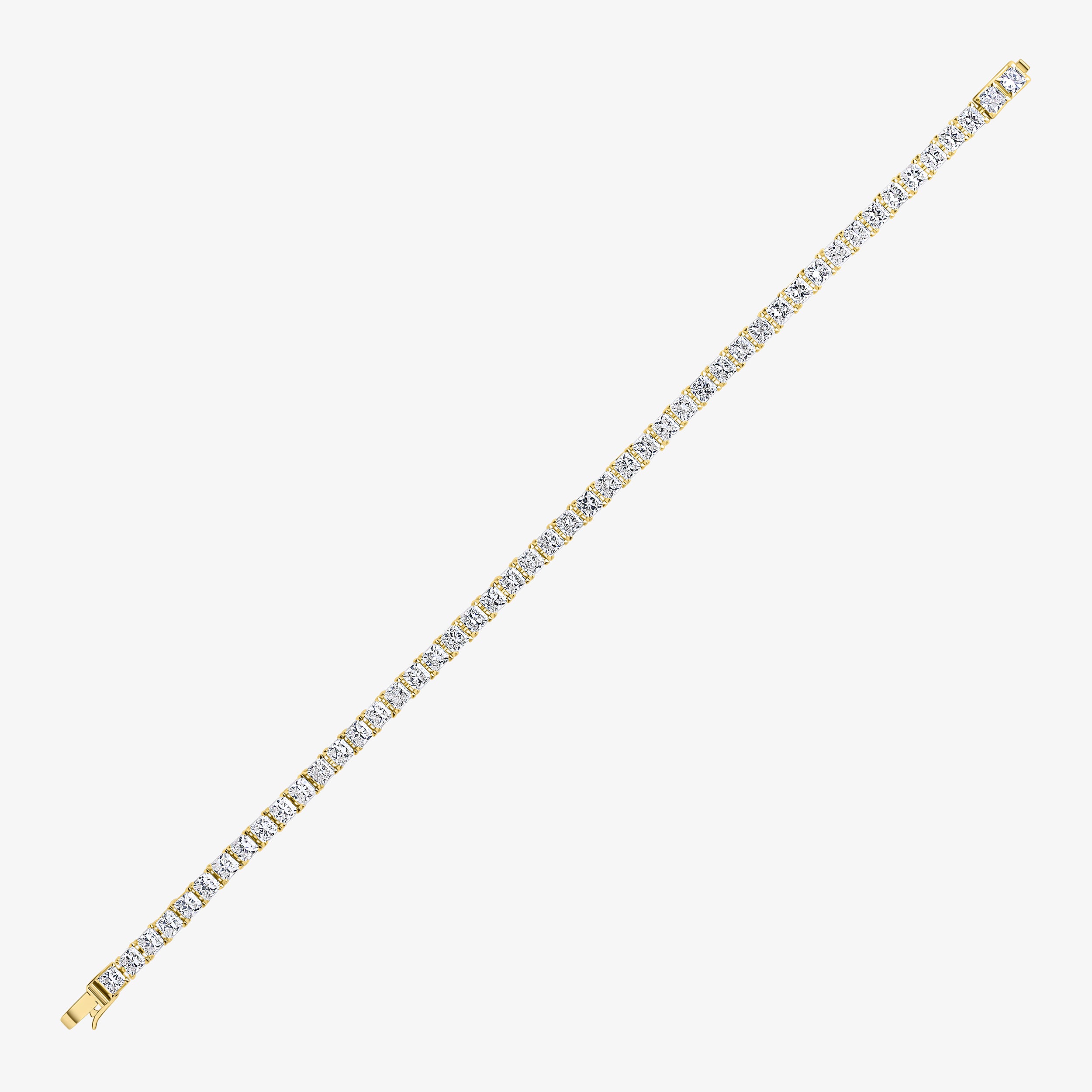Asscher Tennis Bracelet