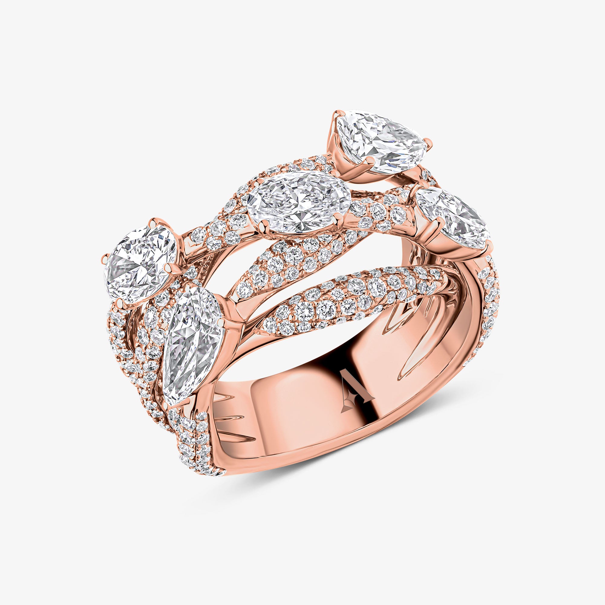Roma Multi Row Ring