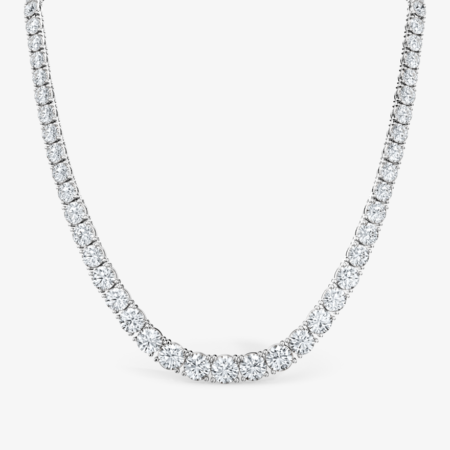 The Ultimate Tennis Necklace White Gold
