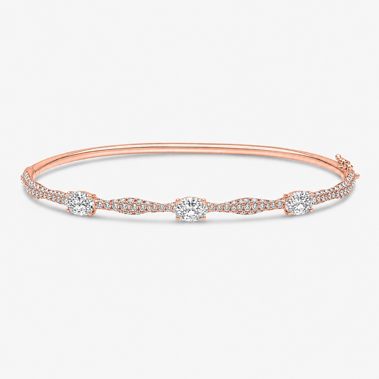 Roma Three Stone Bangle