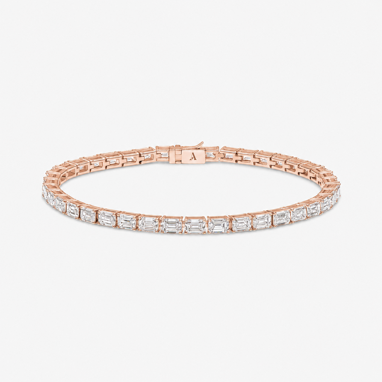 Emerald Cut Tennis Bracelet