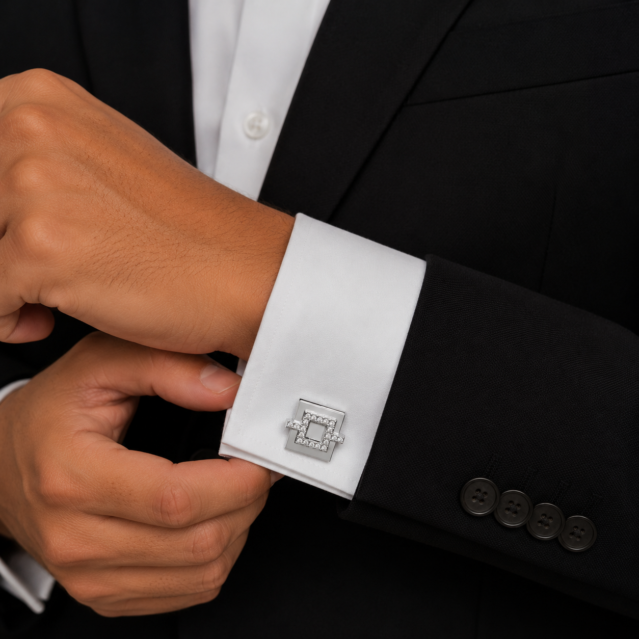 Men’s Square Cufflinks