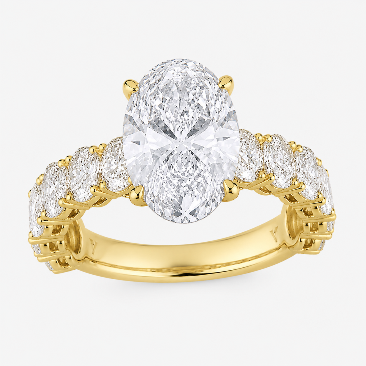 Oval Cut Diamond Engagement Ring 1