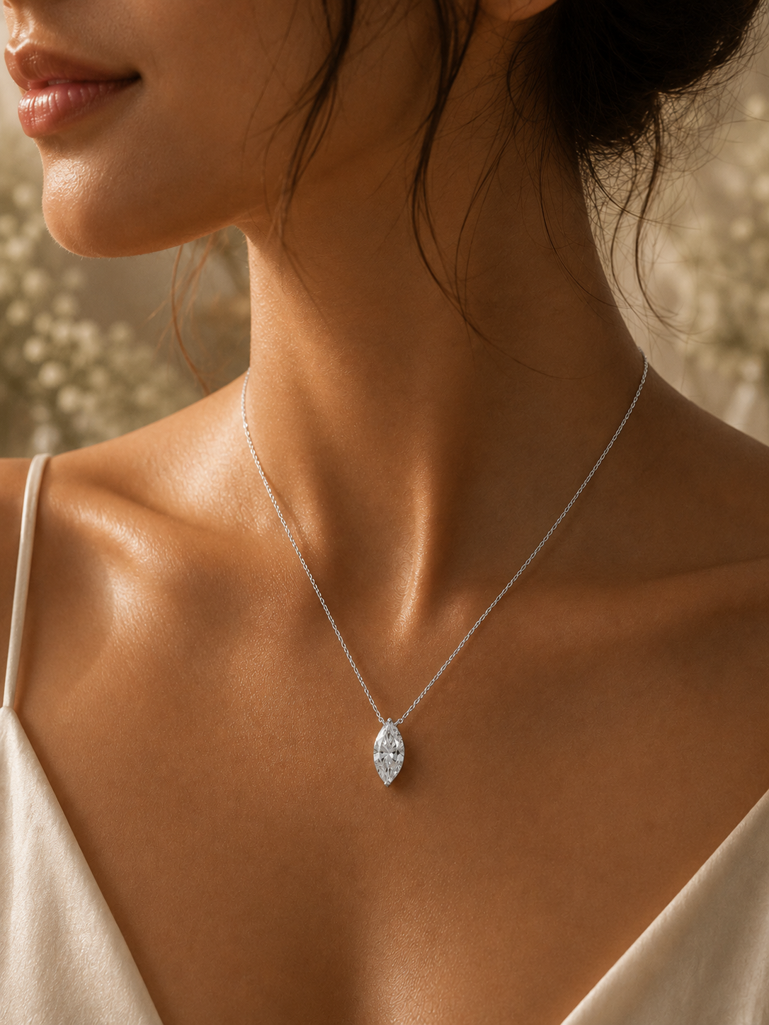 Marquise Cut North / South Pendant