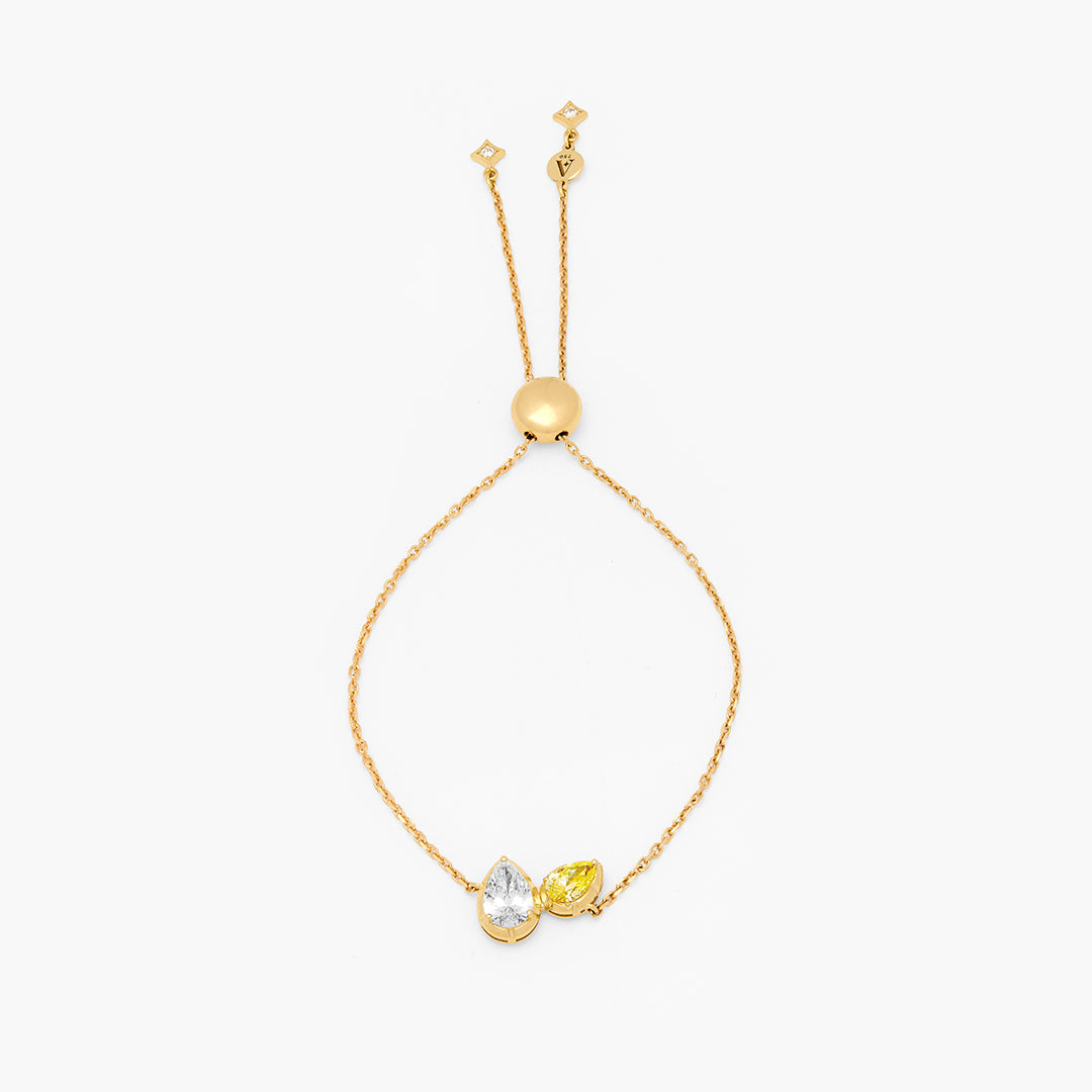 Grace Yellow & White Diamond Bracelet