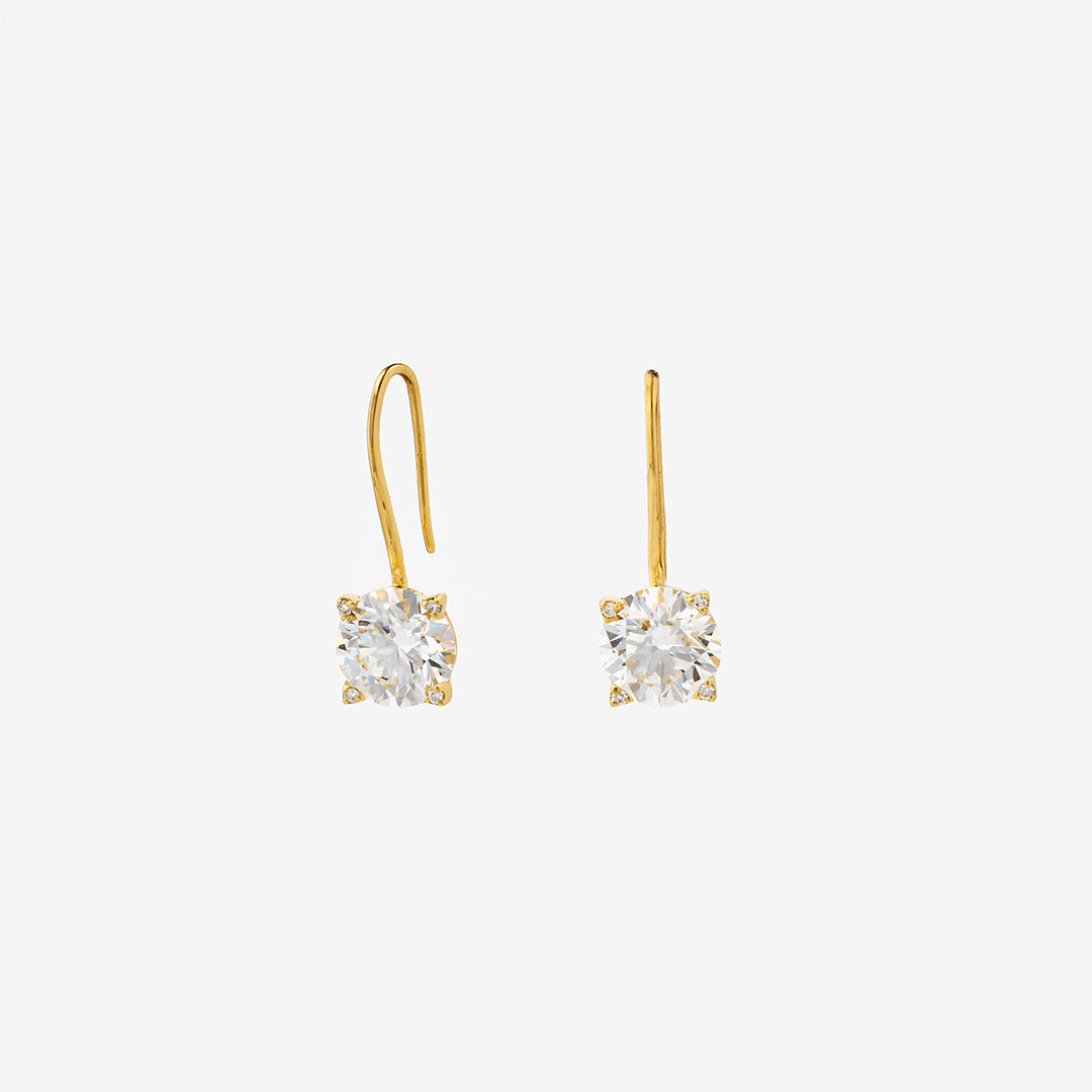 Silhouette Diamond Earrings