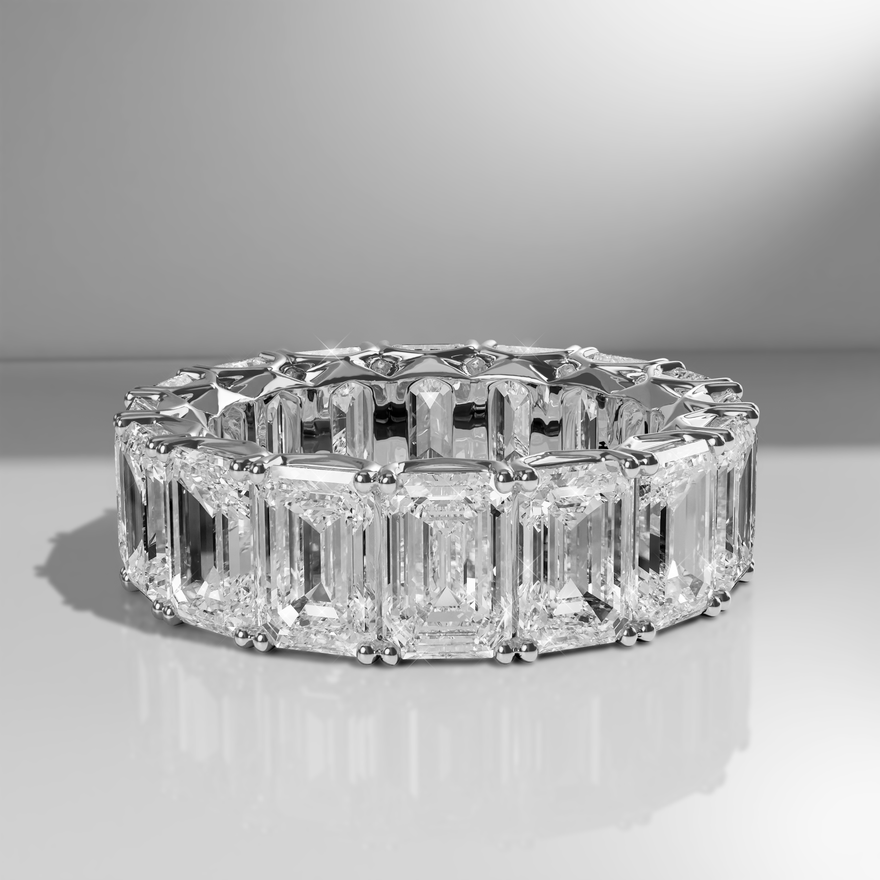 Emerald Eternity Ring - Eternal Collection