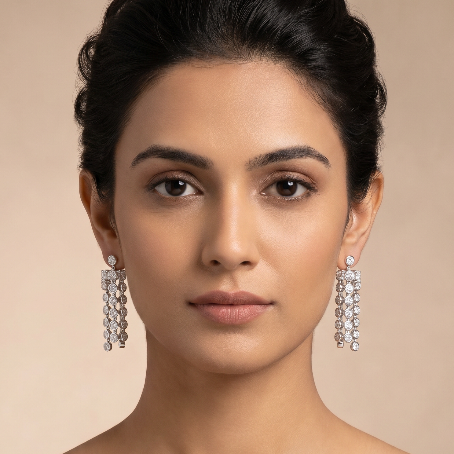 Pompom Drop Earrings