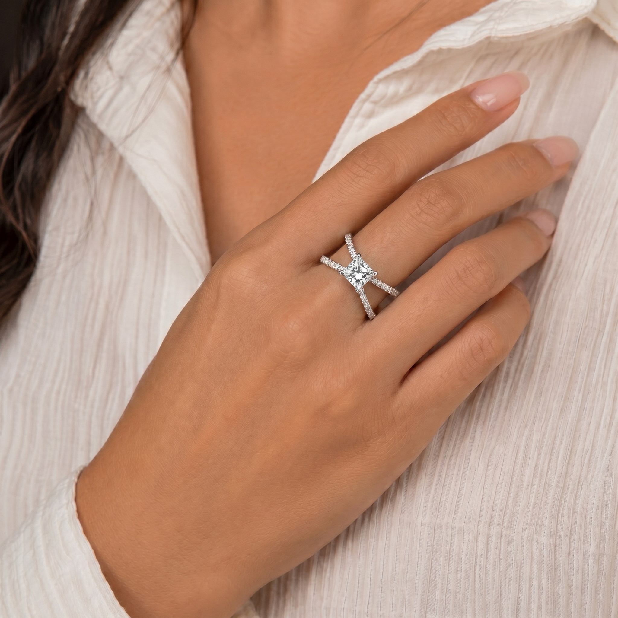 Princess Cut Statement Ring 3