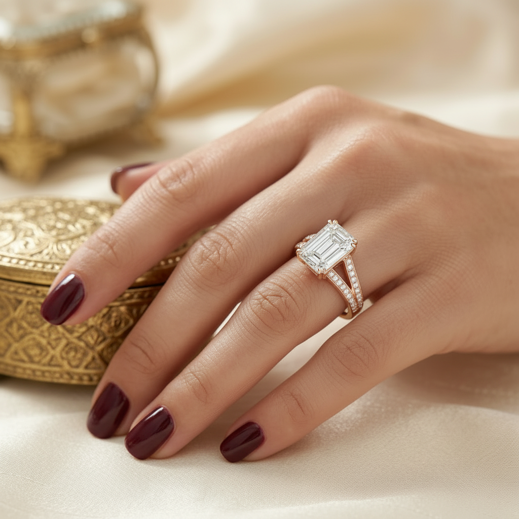 Ashoka Cut Statement Ring 3