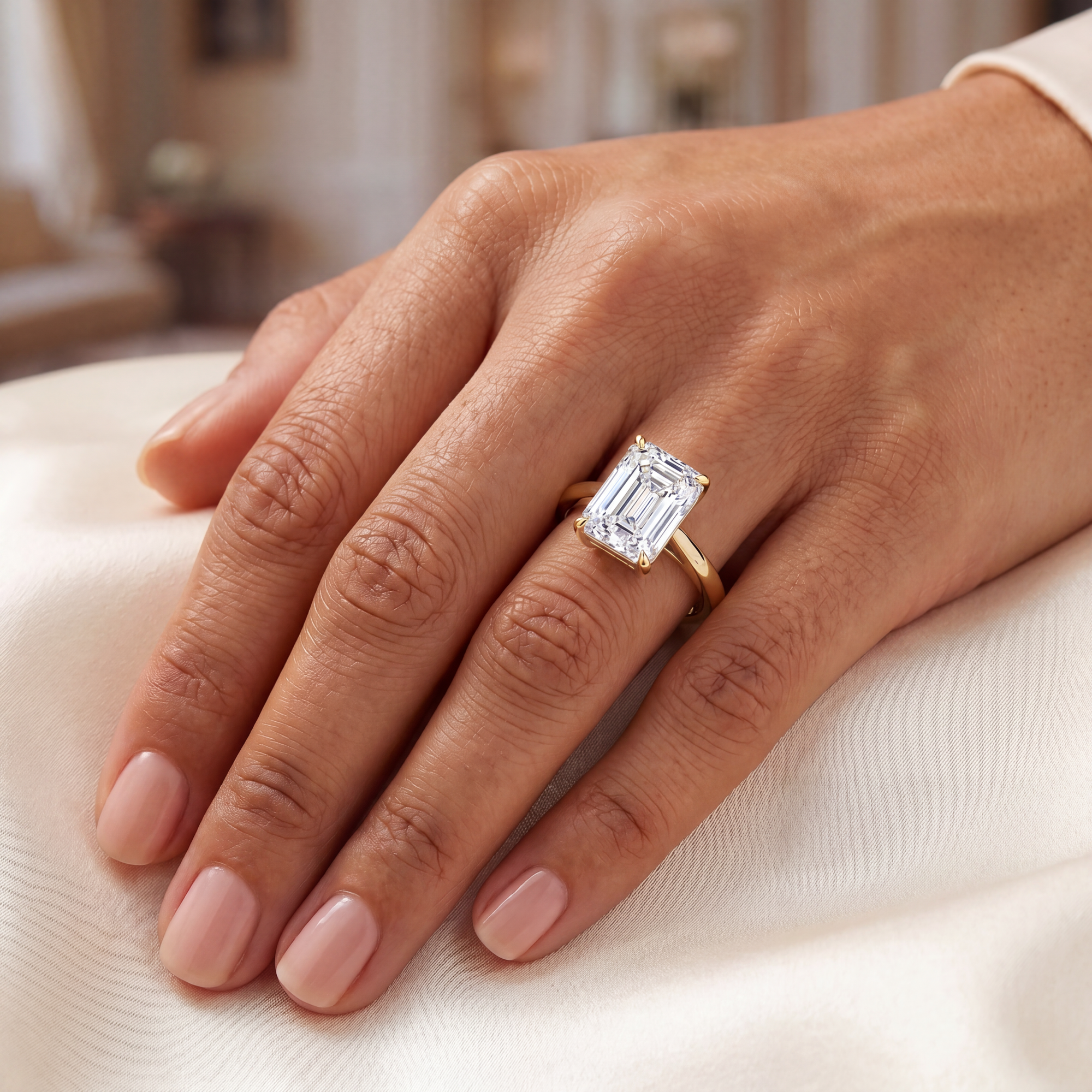 Emerald Cut Statement Ring 3
