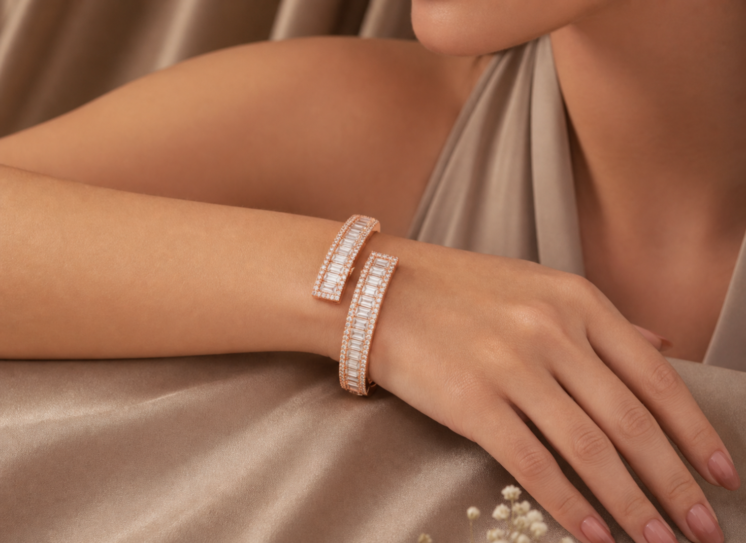 Baguette Cut Bangle 1