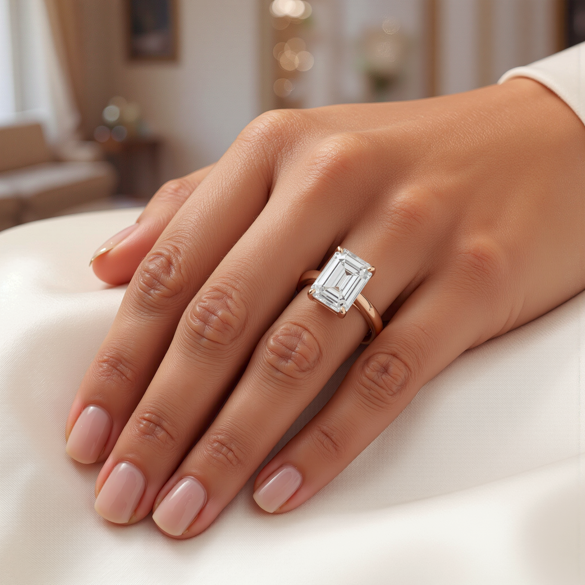 Emerald Cut Statement Ring 4