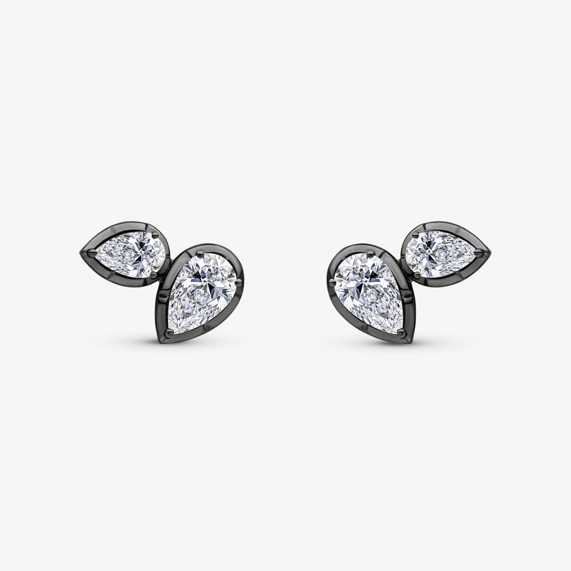Boucles d'oreilles clous Madison White Diamond