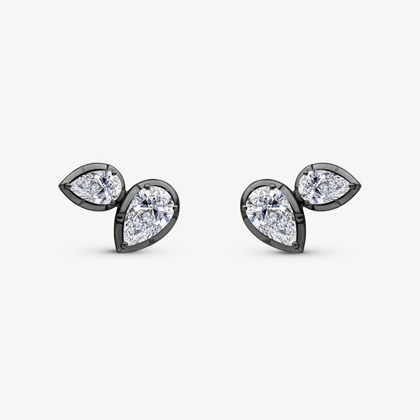 Madison White Diamond Stud Earrings