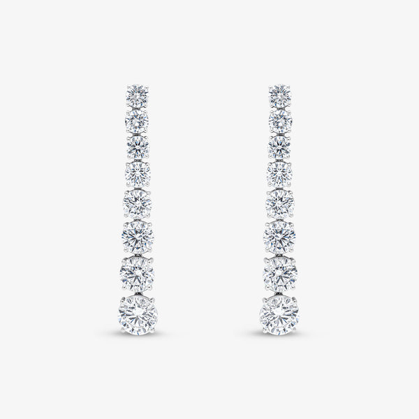 Graduated Tennis Earrings