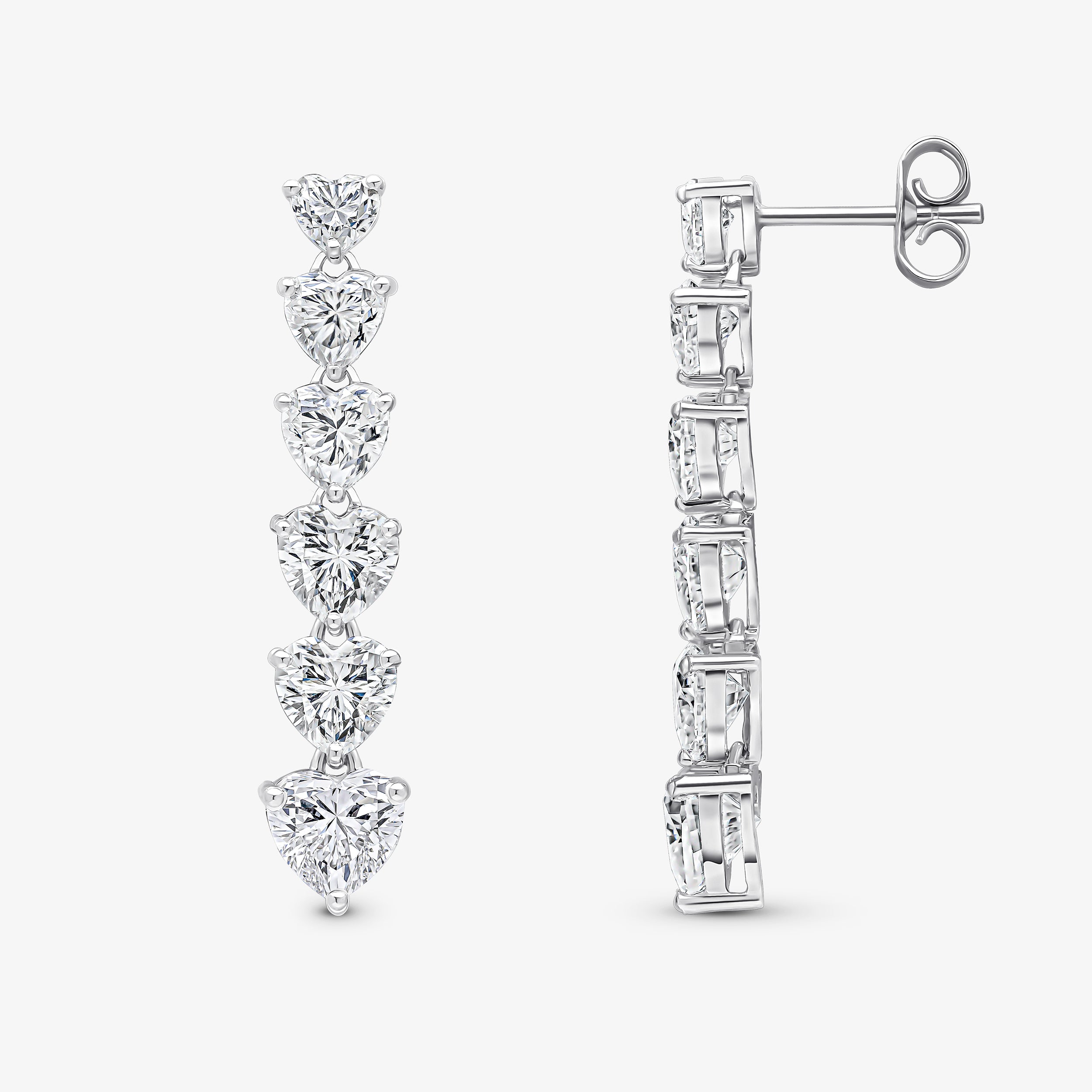 Heart Drop Earrings