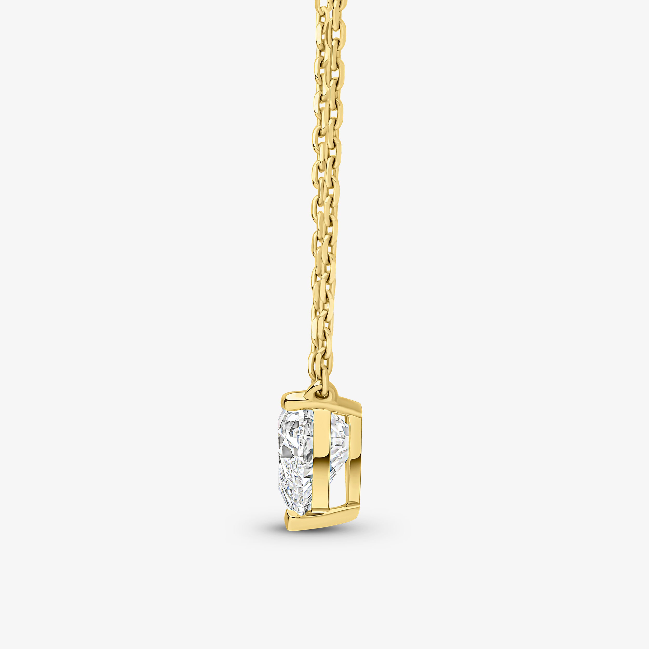 Classic Heart Pendant - Eternal Collection - Bezel Setting