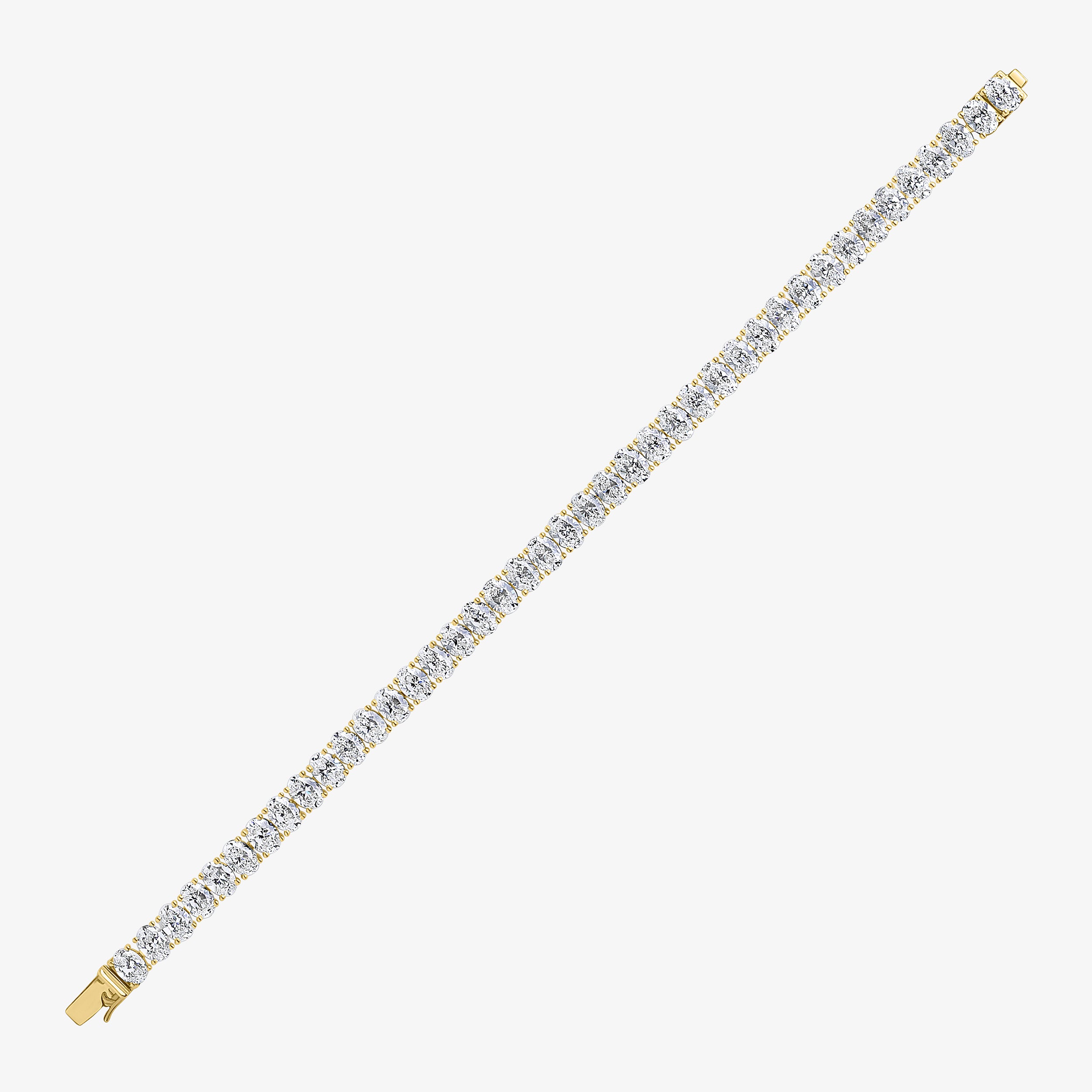 Oval Tennis Bracelet (North/South Setting) - Eternal Collection