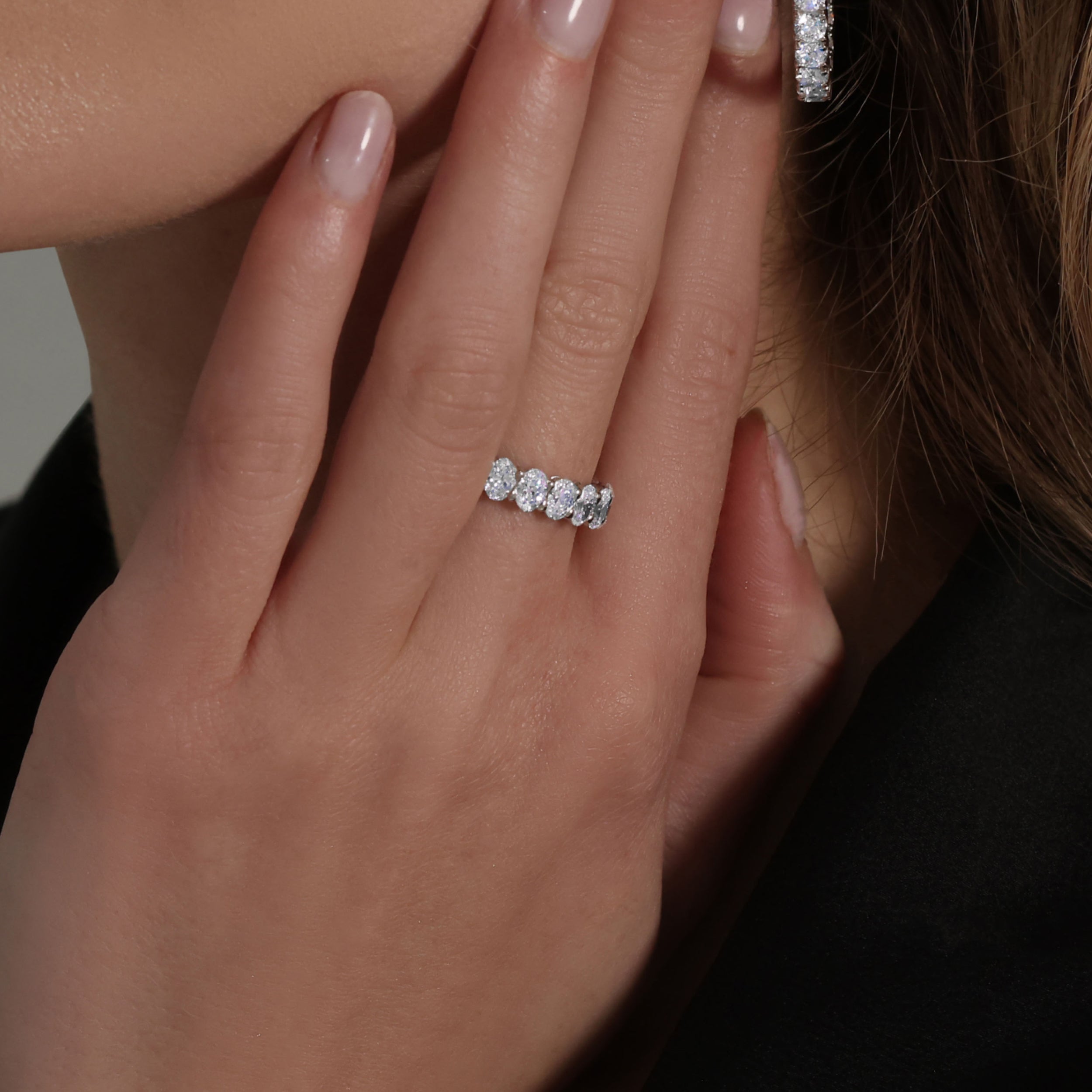 Oval Eternity Ring