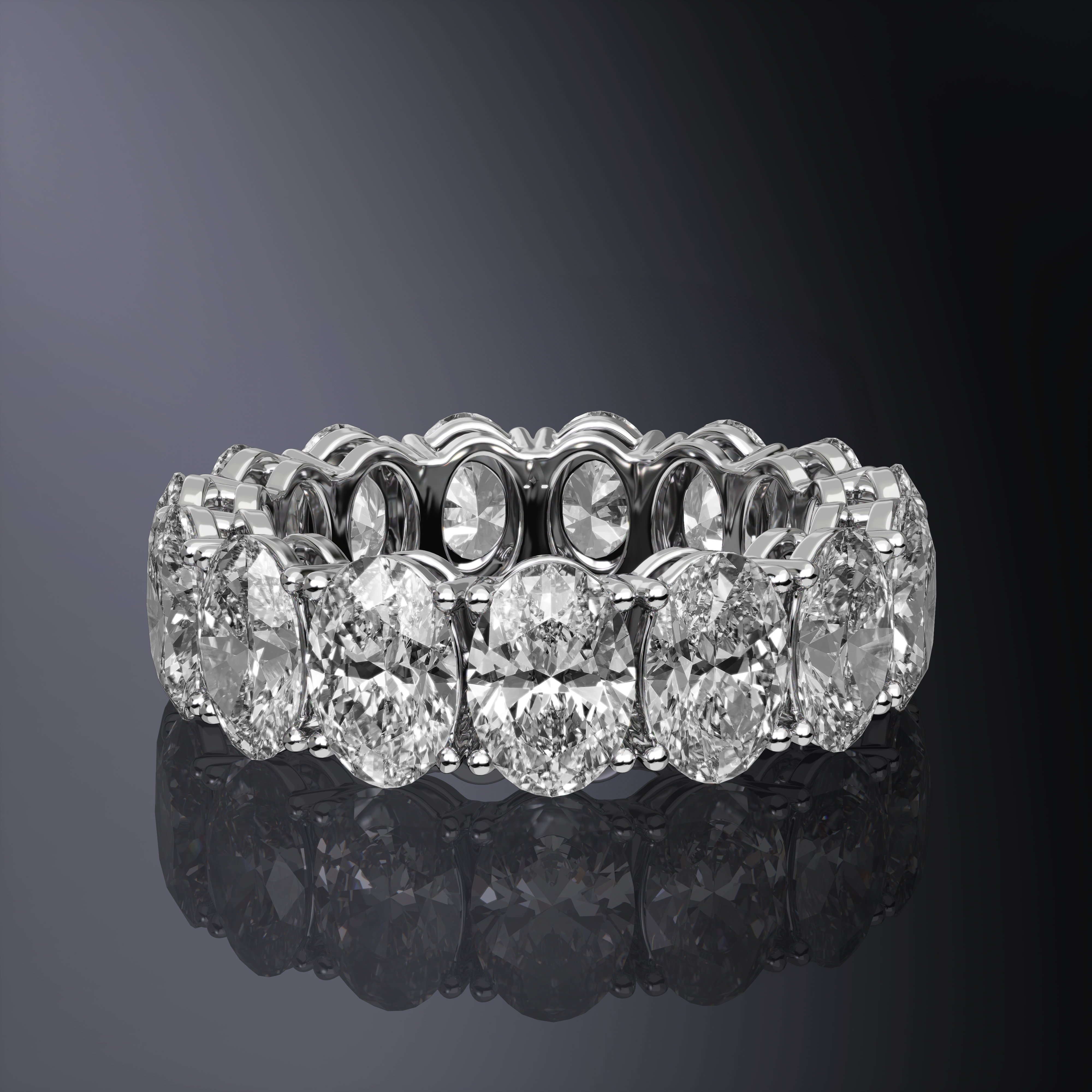 Oval Eternity Ring