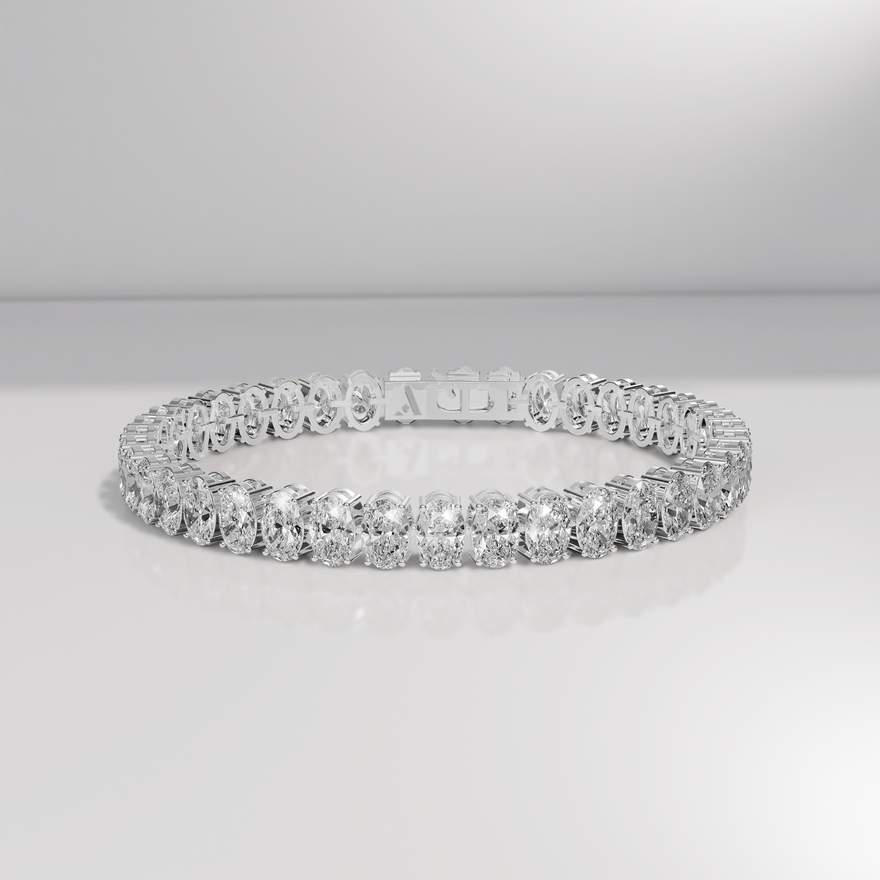 Oval Tennis Bracelet (North/South) - Eternal Collection