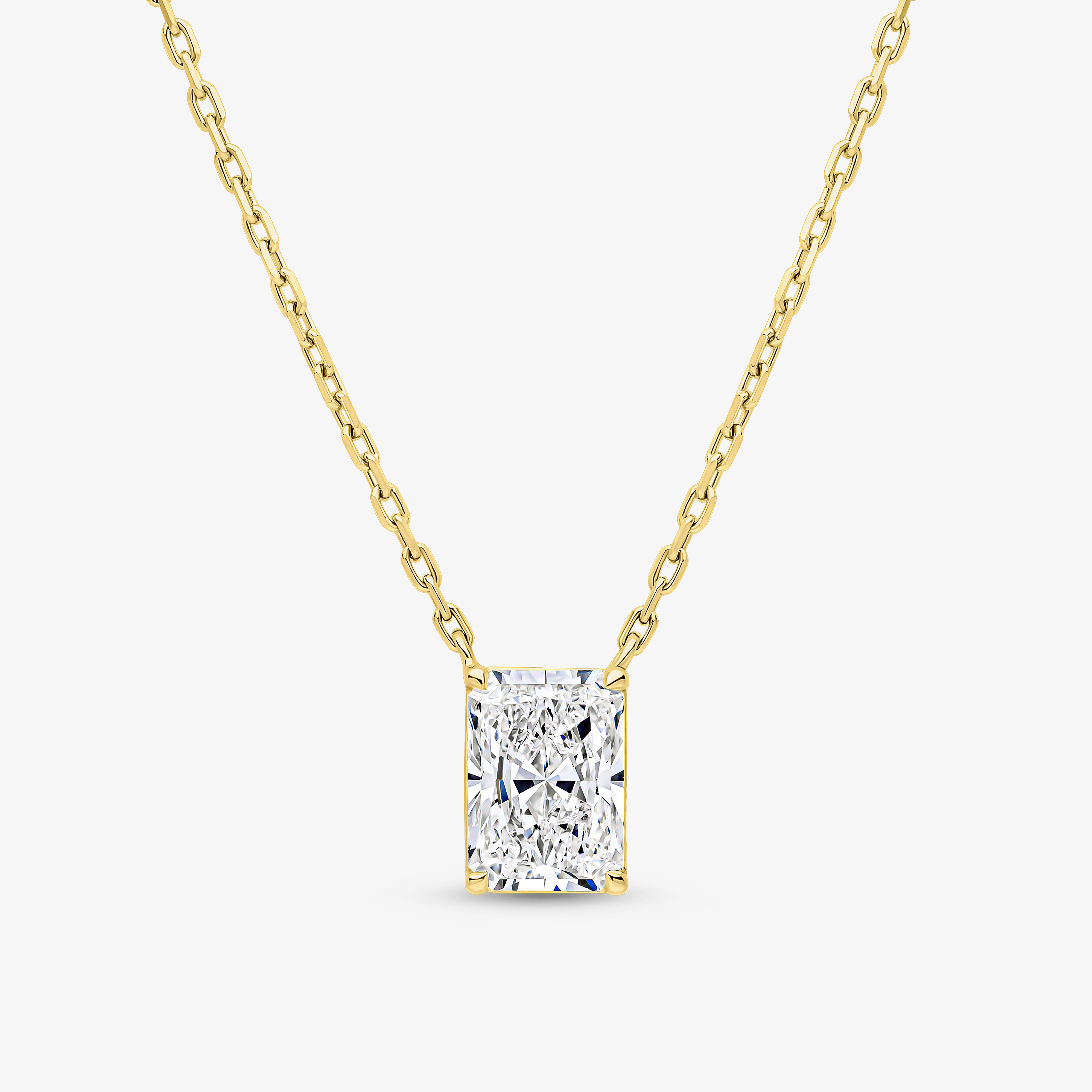Radiant Pendant - Prong Setting