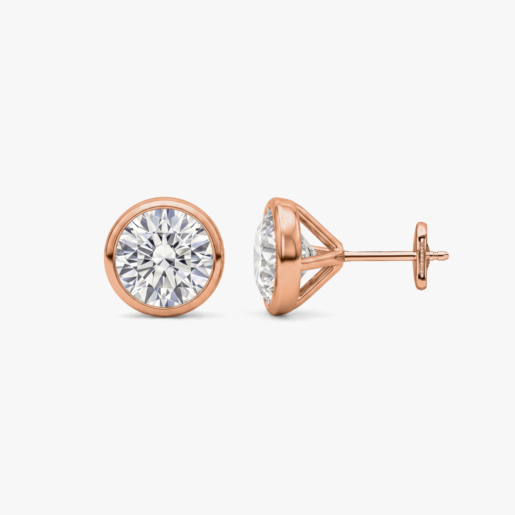 The Sadie Sparkle | Round Bezel Studs 141