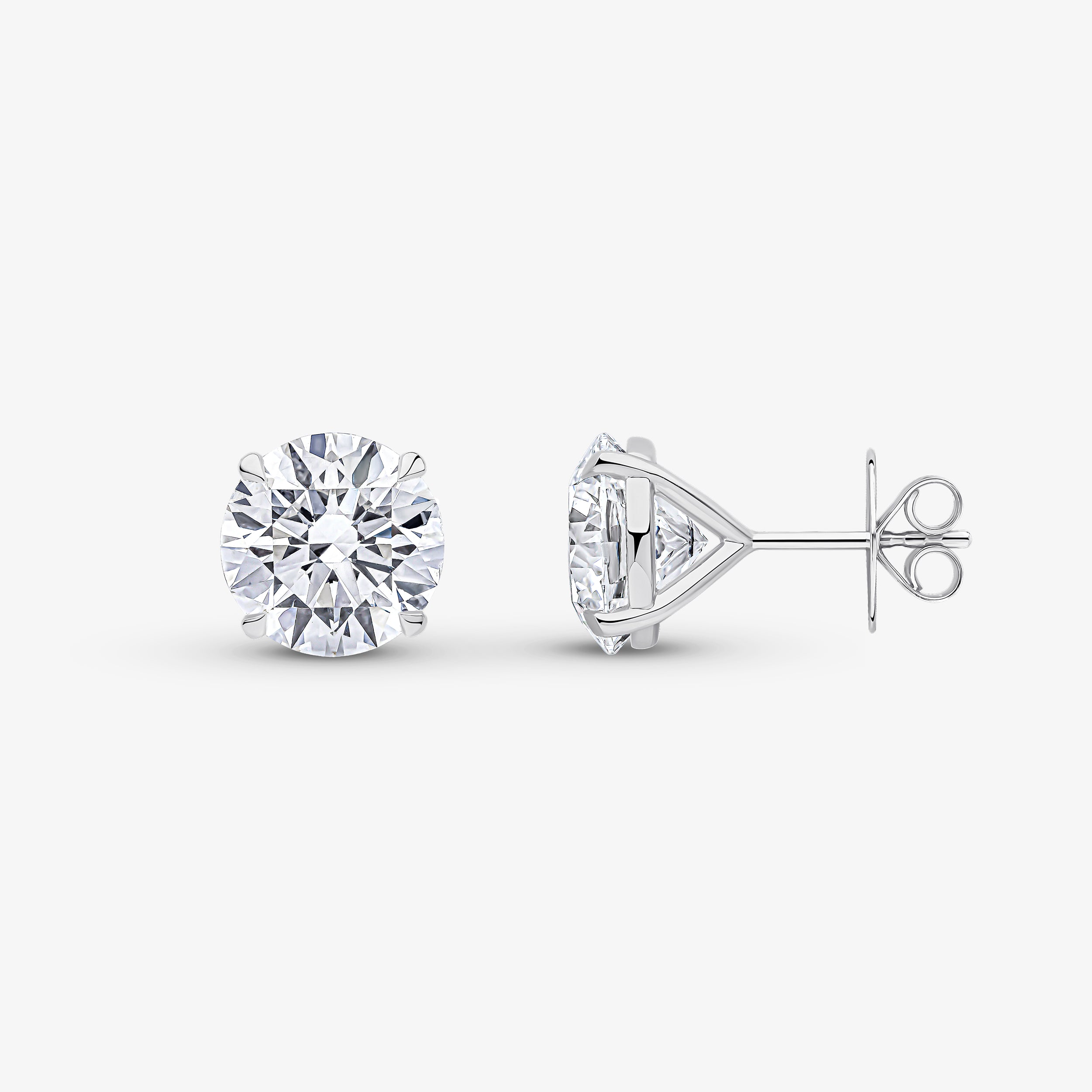 Round Brilliant Cut Studs