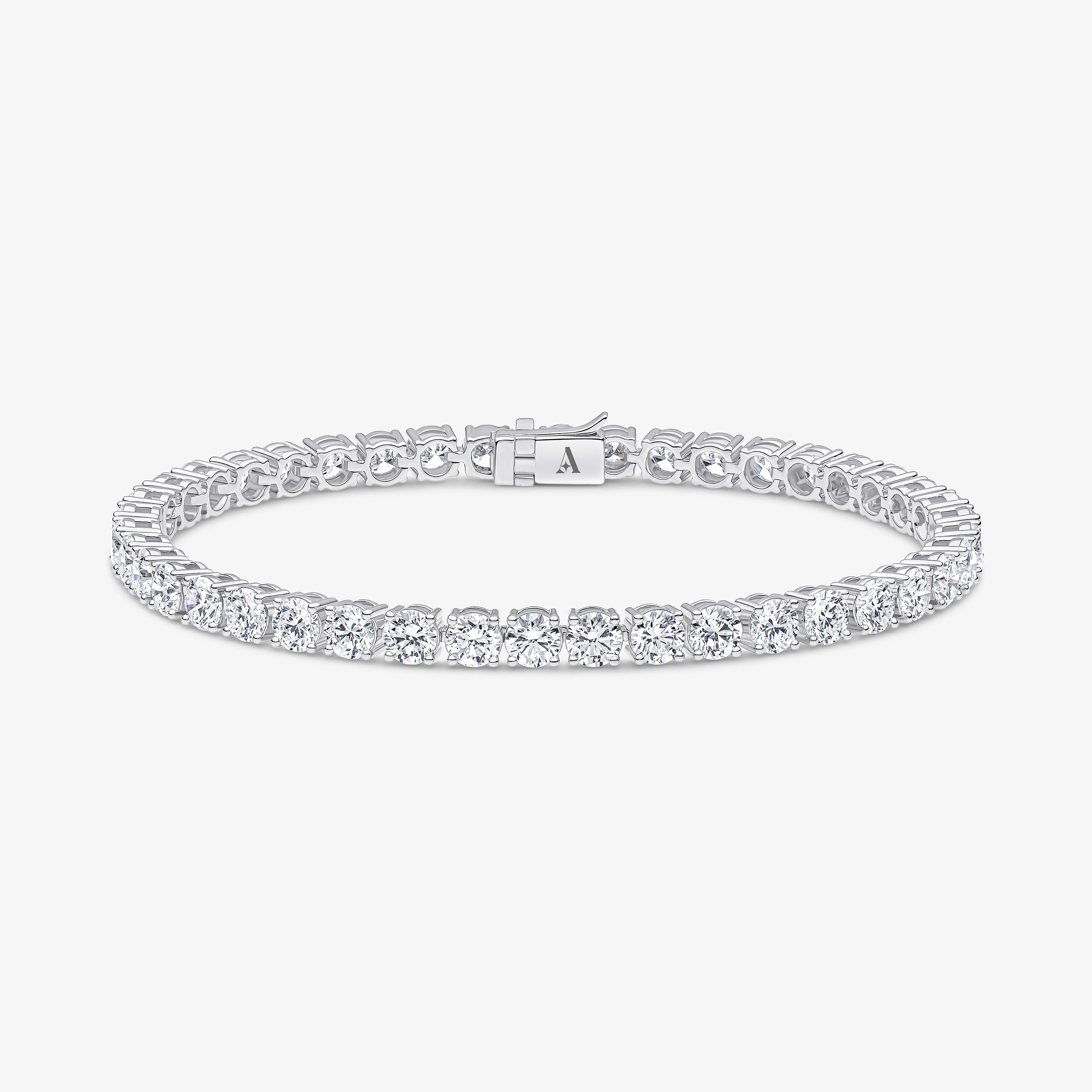 Round Brilliant Cut Tennis Bracelet