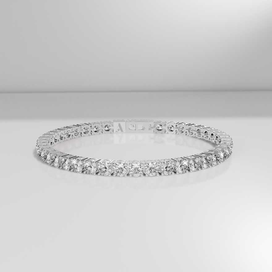 Round Brilliant Tennis Bracelet - Eternal Collection