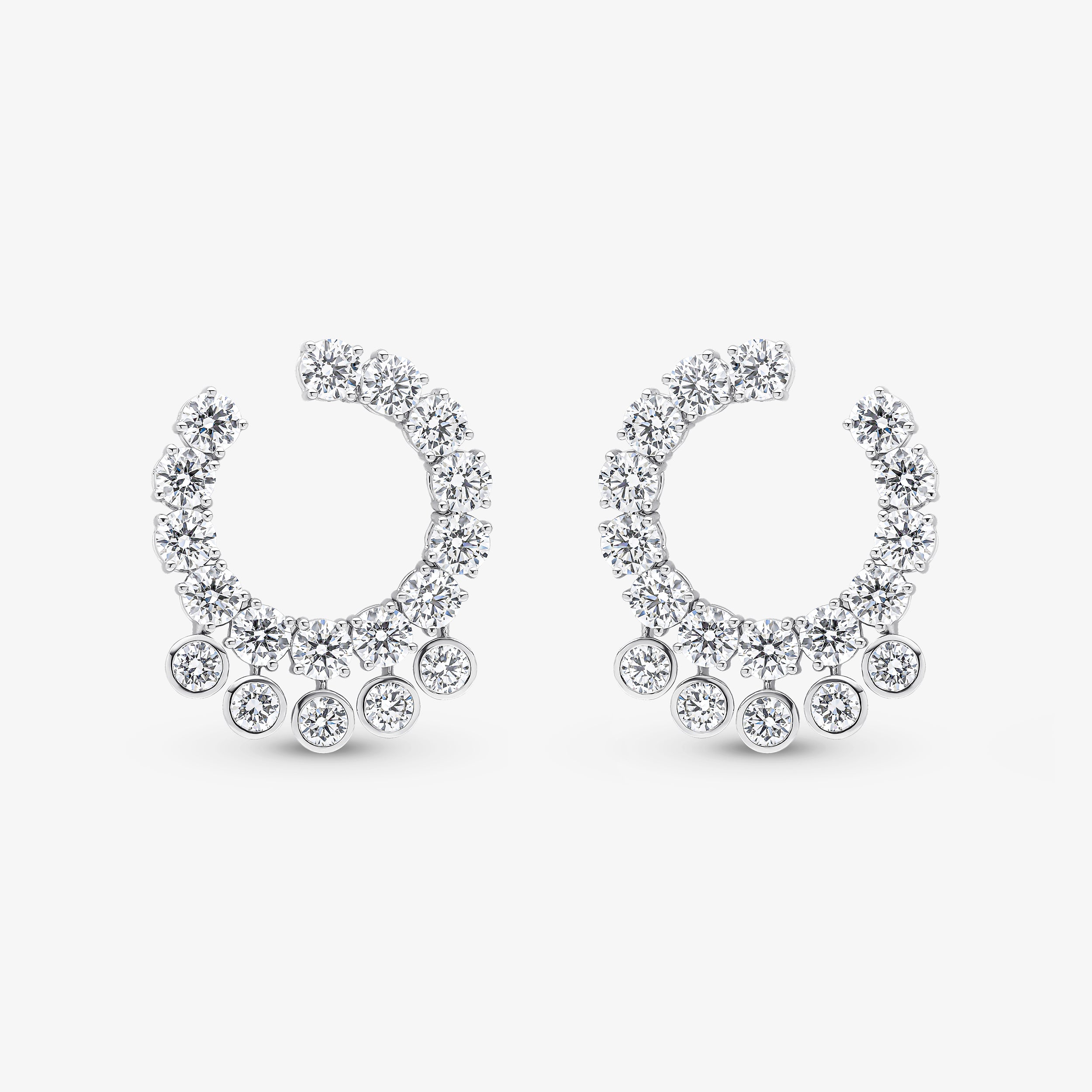 Seven Life Hoop Earrings